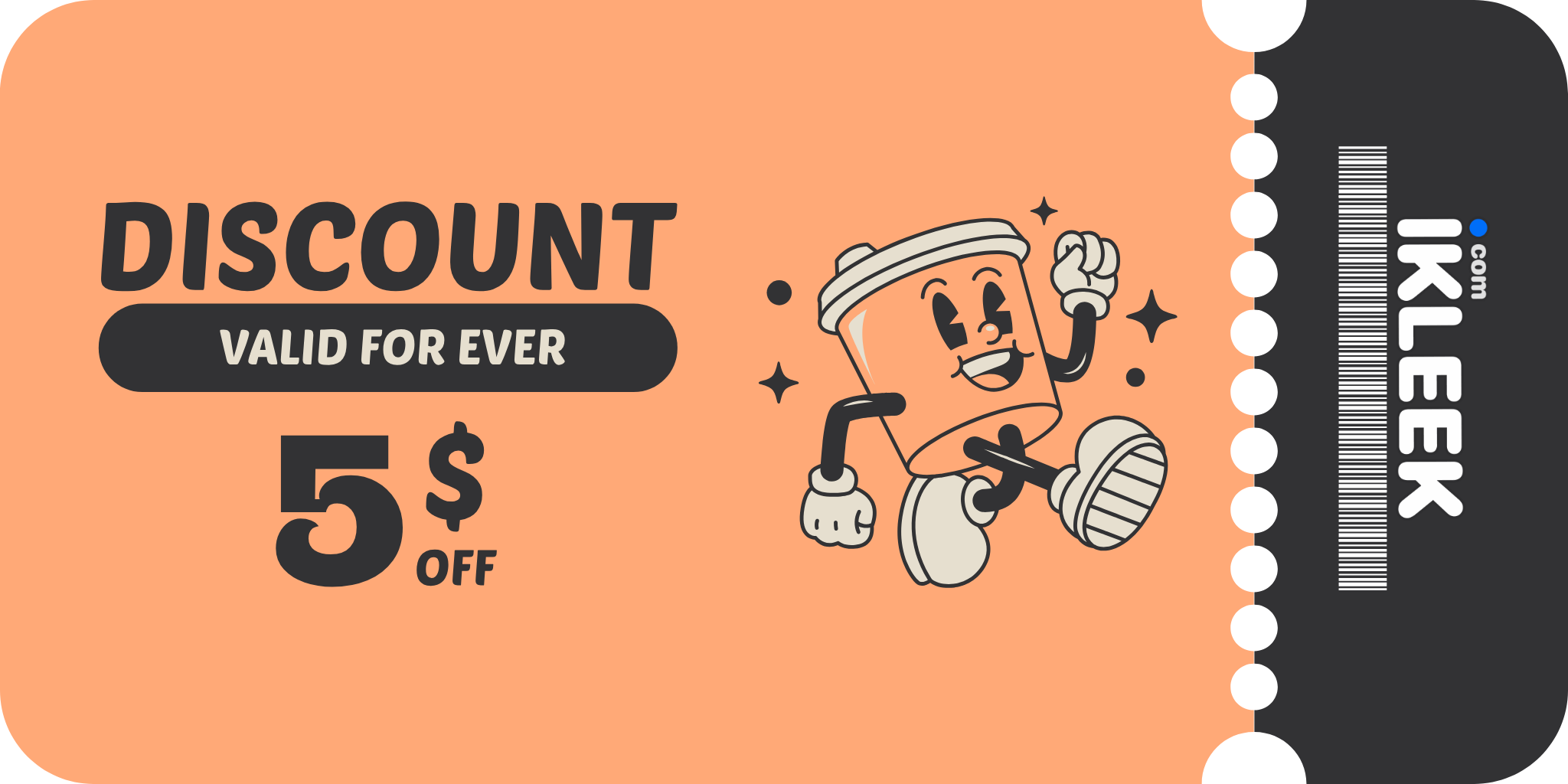 🎁 $5 Discount for iKLEEK™ Mark Design!