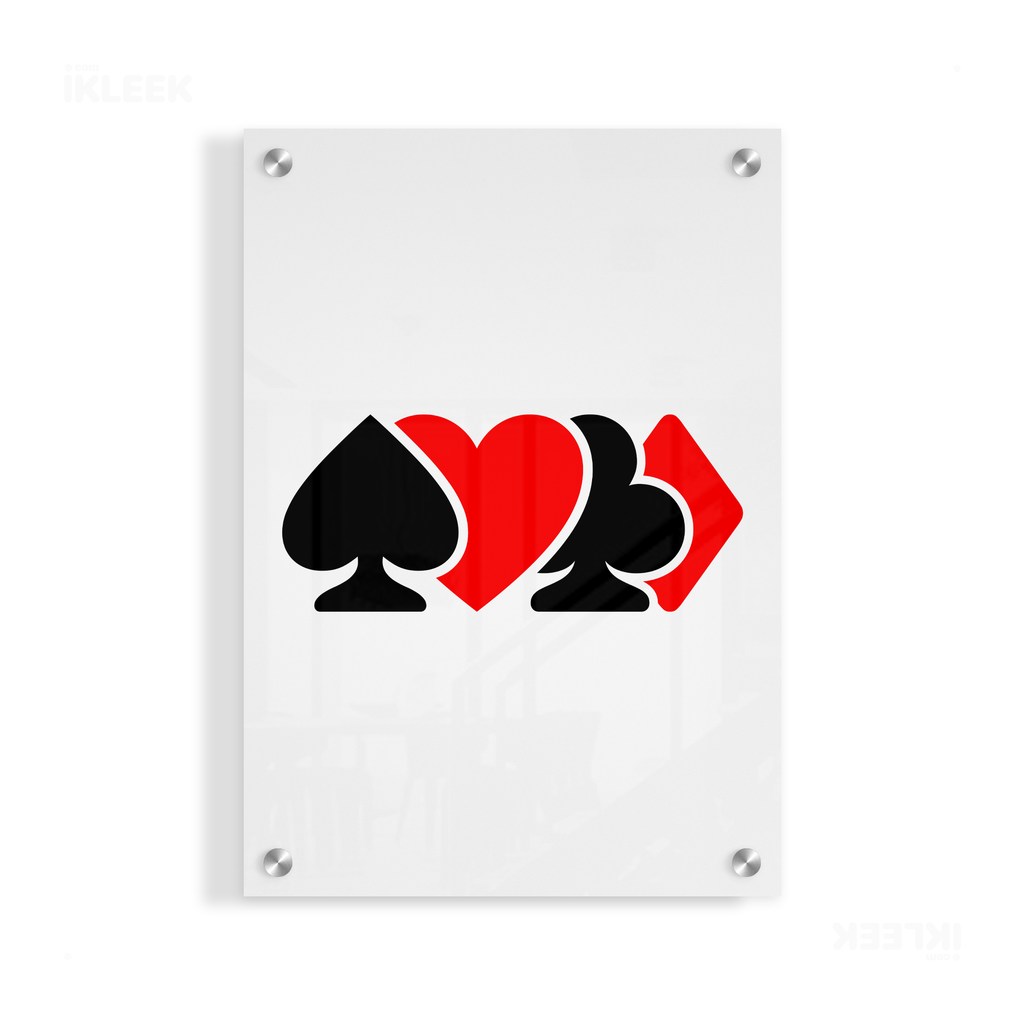 AllSuitsInline Acrylic Print 01