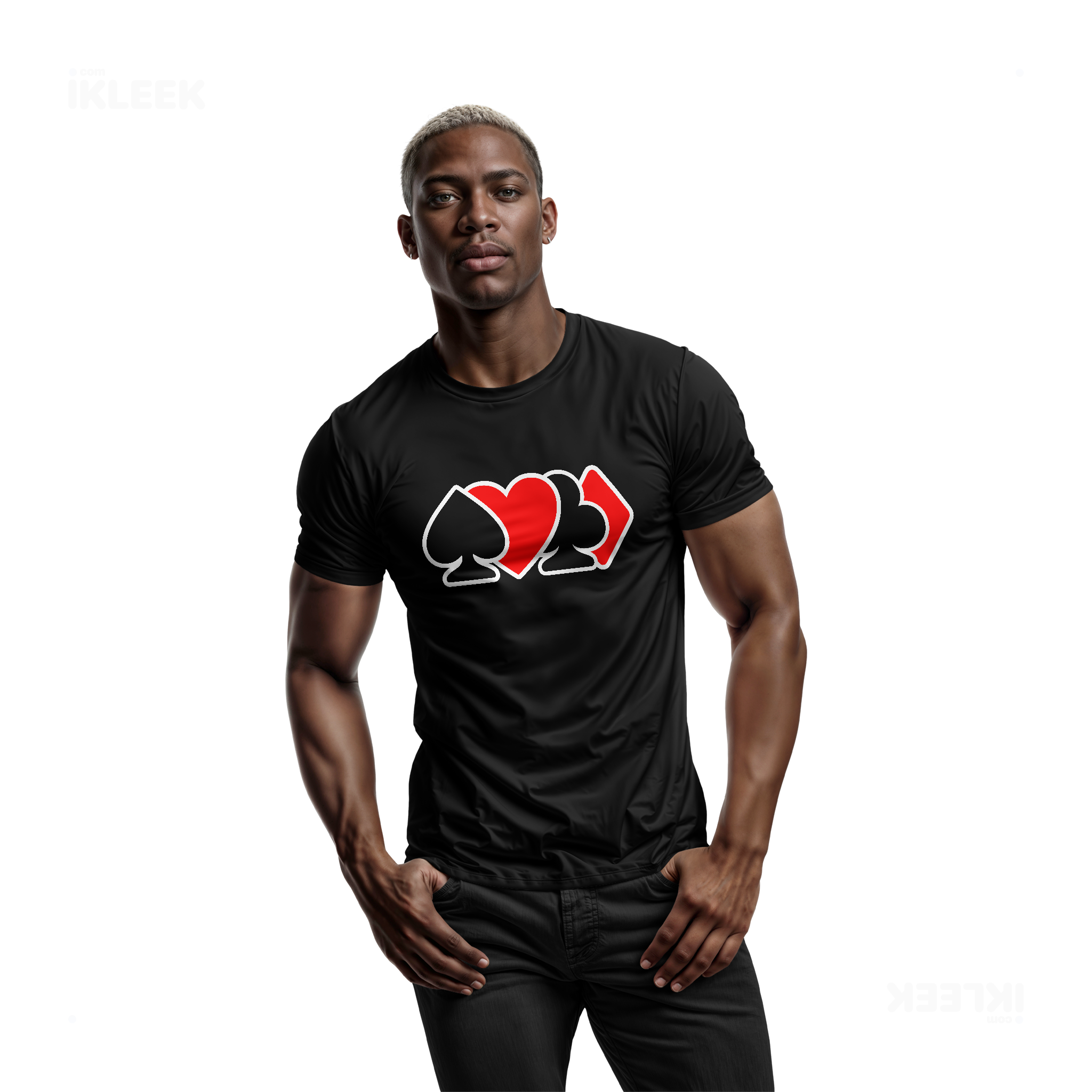 AllSuitsInline Adult T Shirt 02 Black