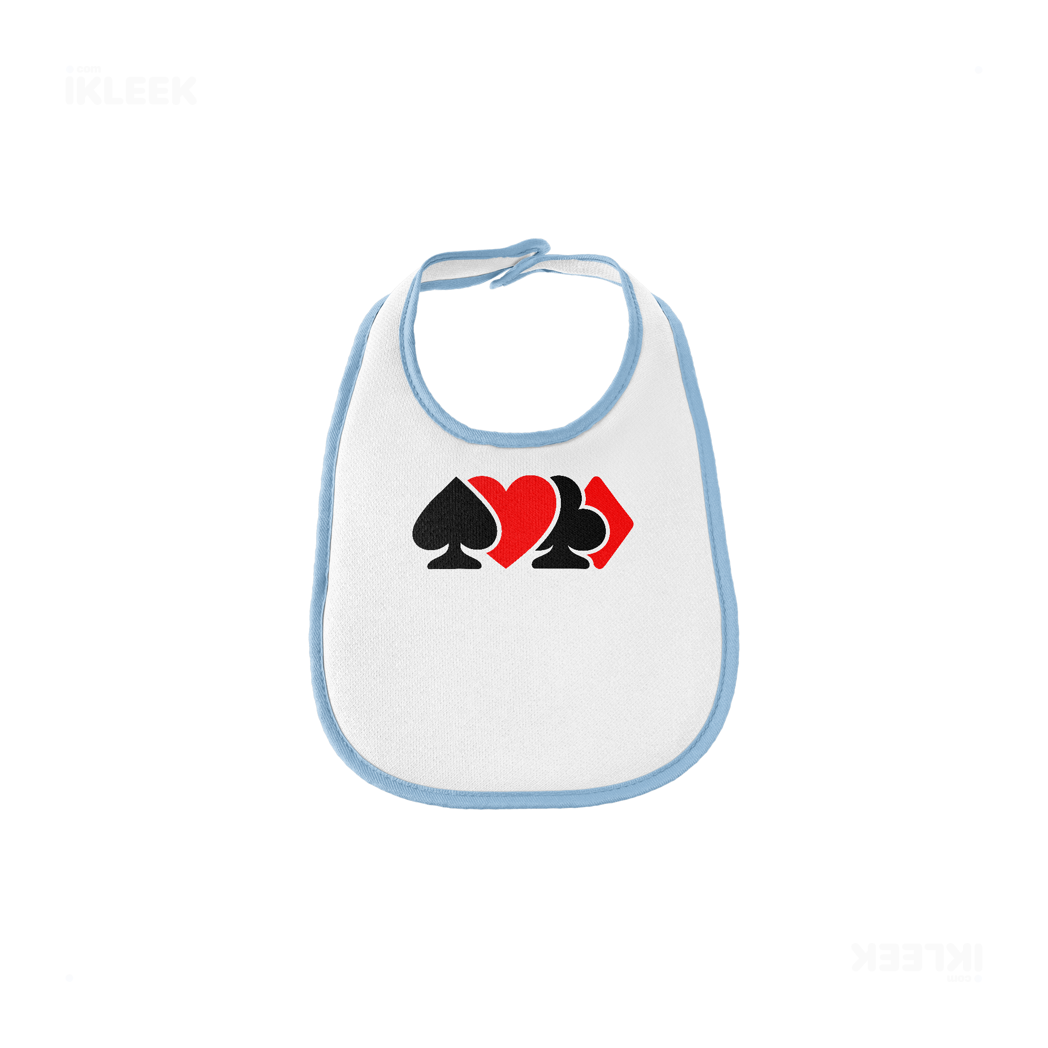 AllSuitsInline Baby Bibs 01 White Lightblue