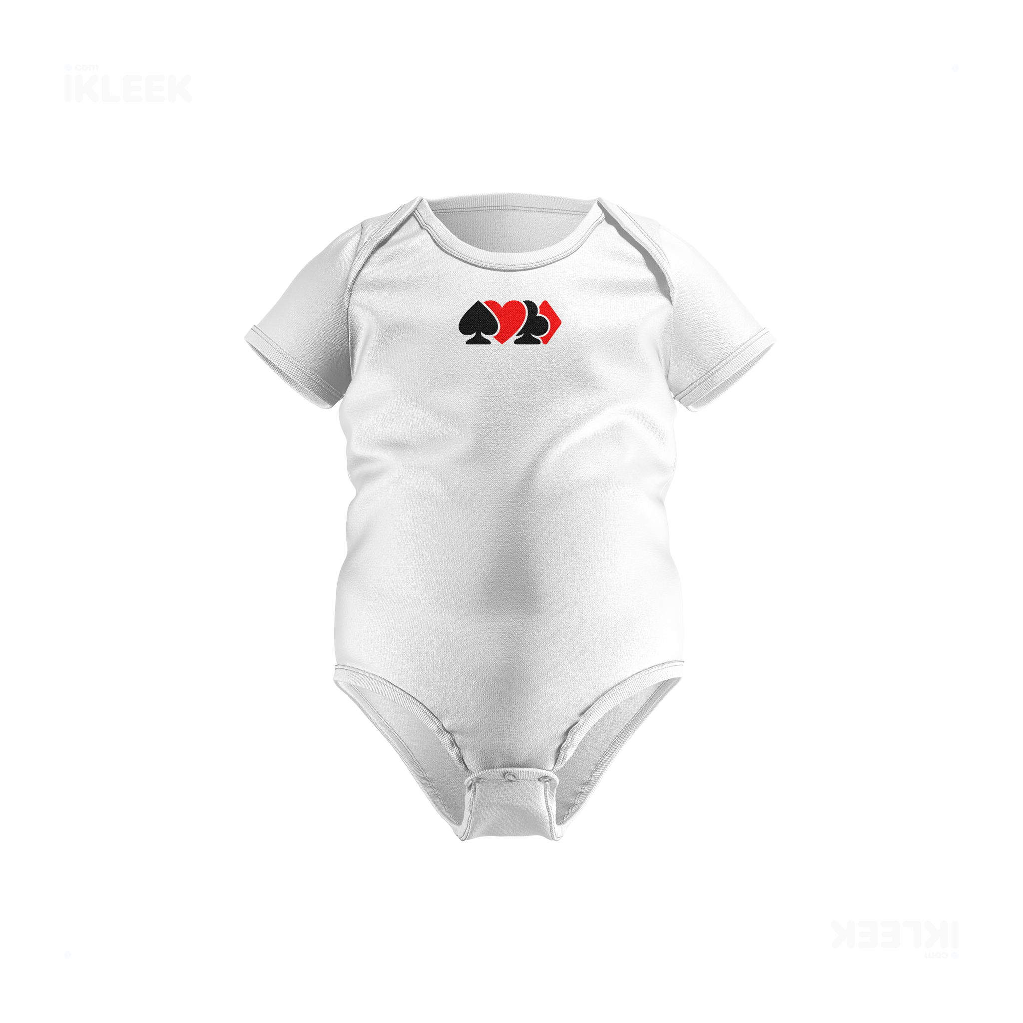 AllSuitsInline Baby Onesies 01 White