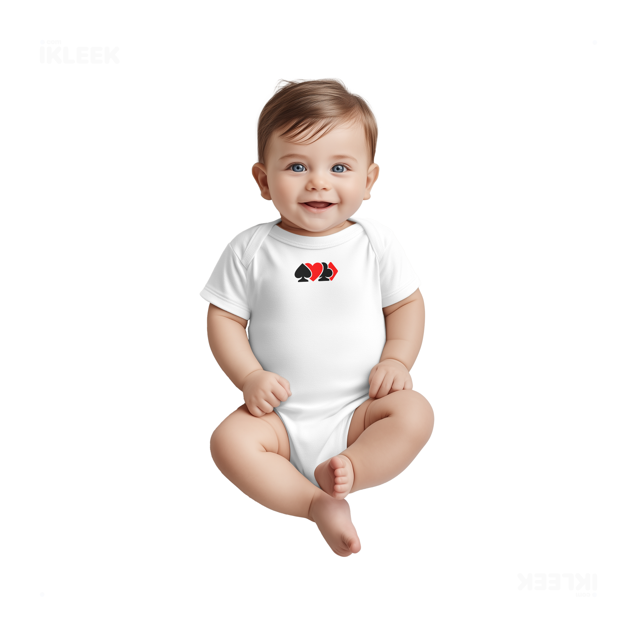 AllSuitsInline Baby Onesies 03 White
