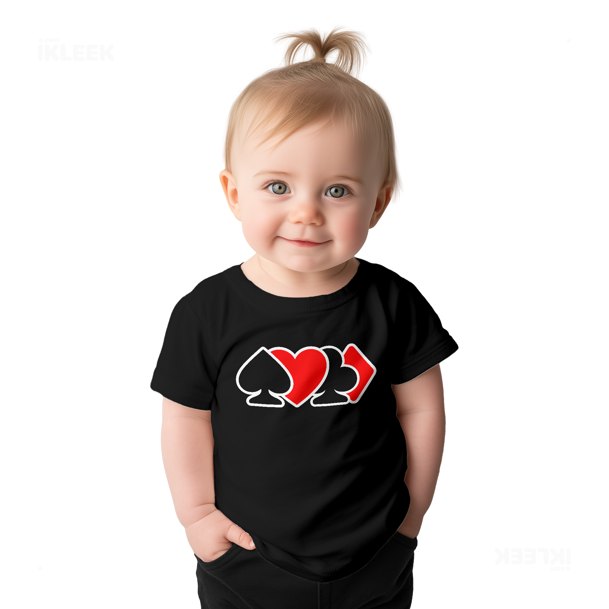 AllSuitsInline Baby T Shirt 02 Black