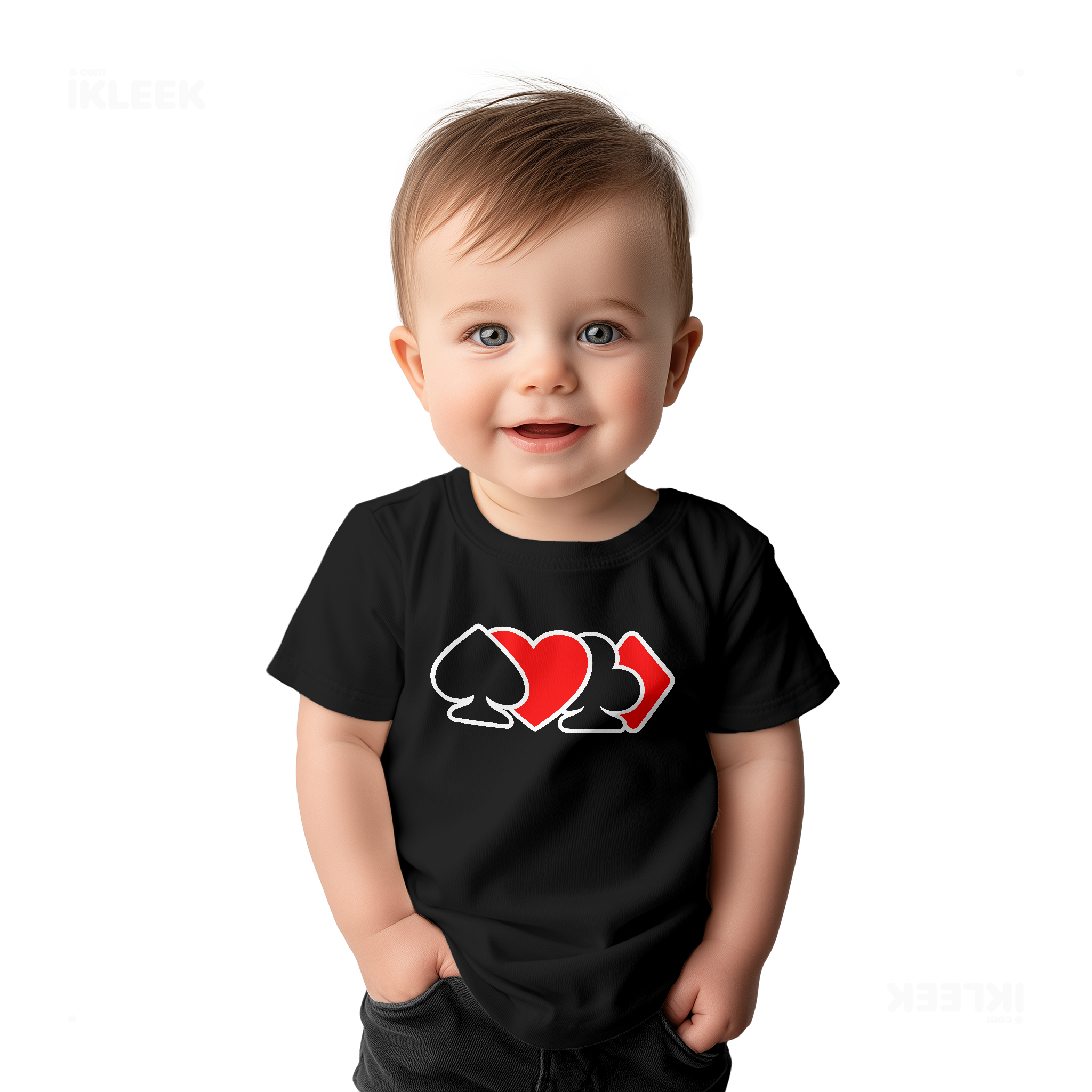 AllSuitsInline Baby T Shirt 03 Black