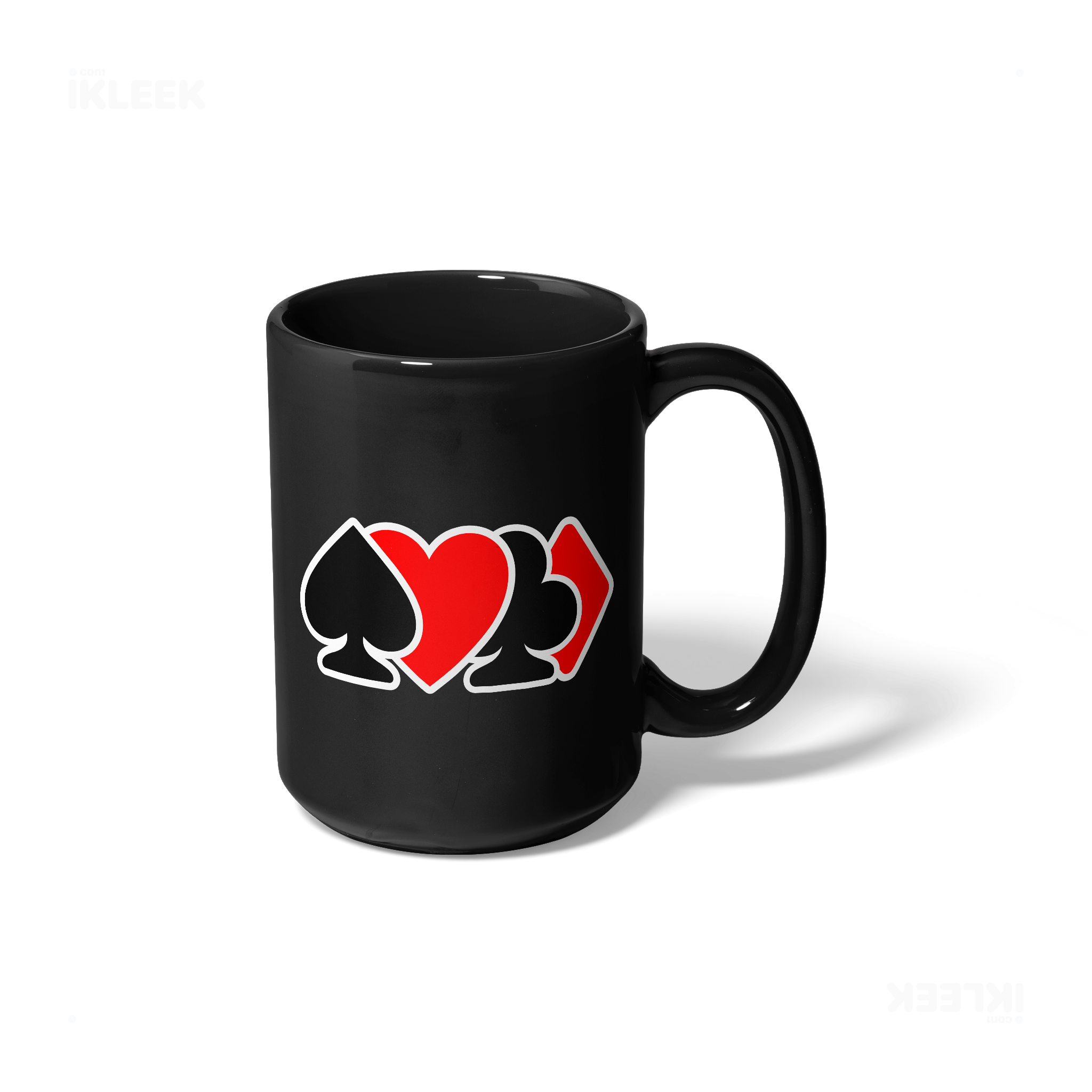 AllSuitsInline Ceramic Mug 01 Black