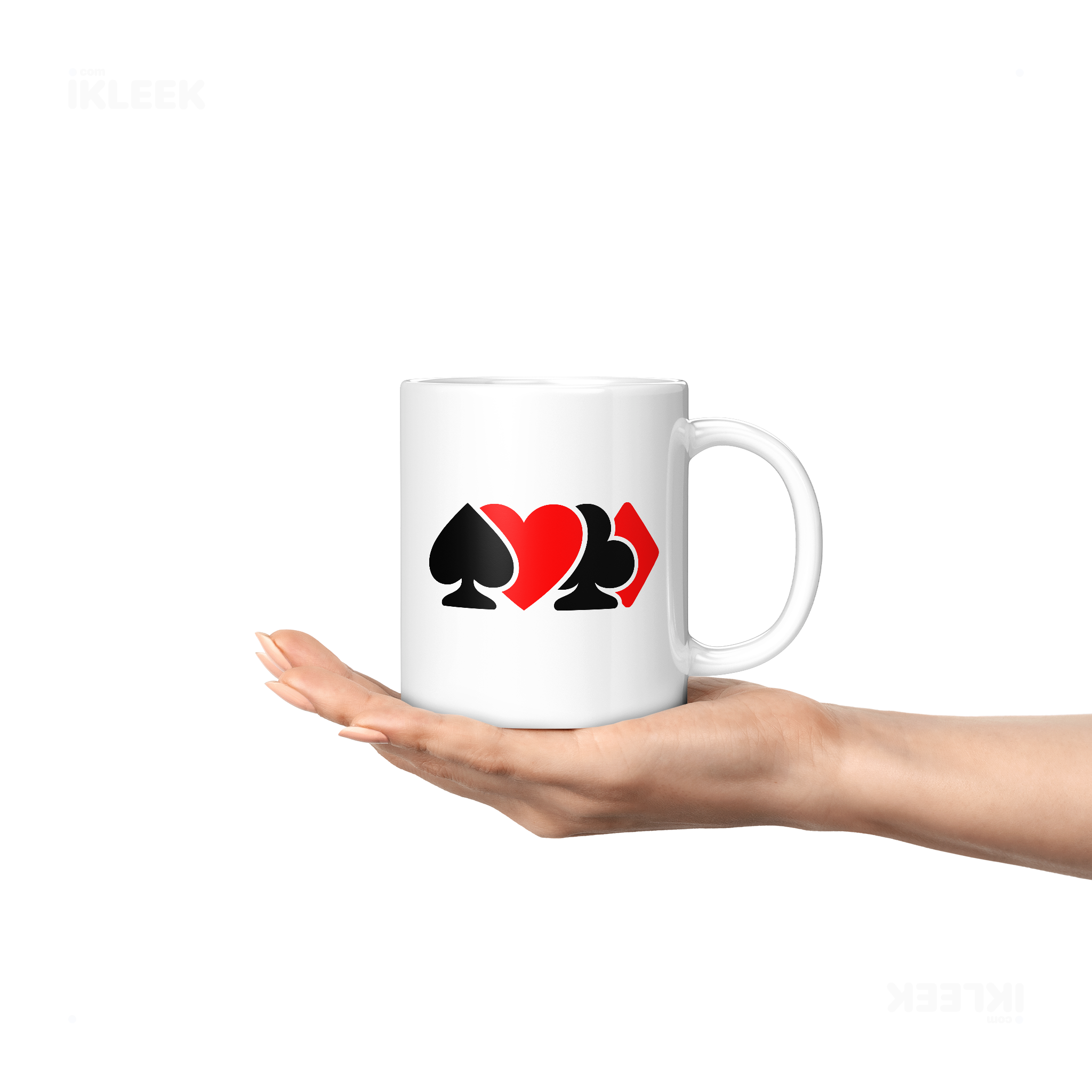 AllSuitsInline Ceramic Mug 04 White
