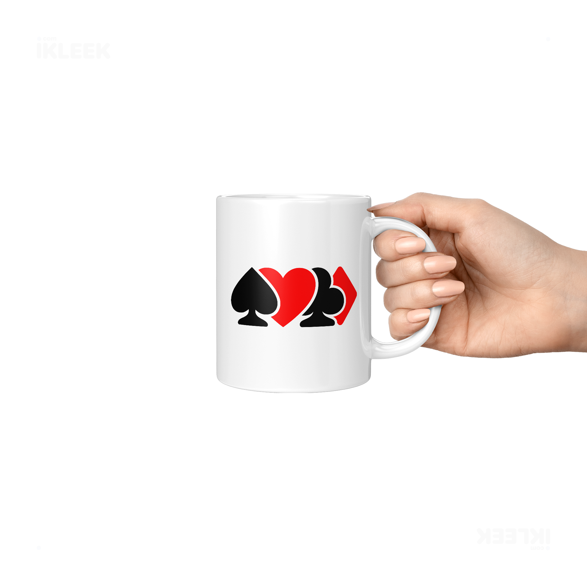 AllSuitsInline Ceramic Mug 06 White