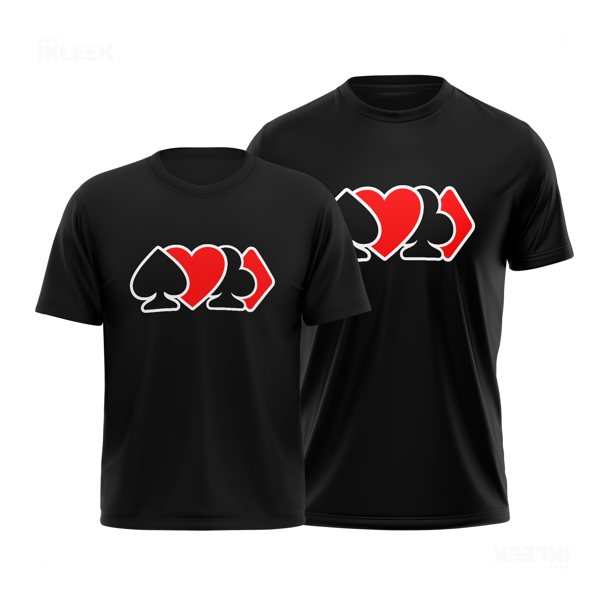 AllSuitsInline Couple T Shirt 01 Black