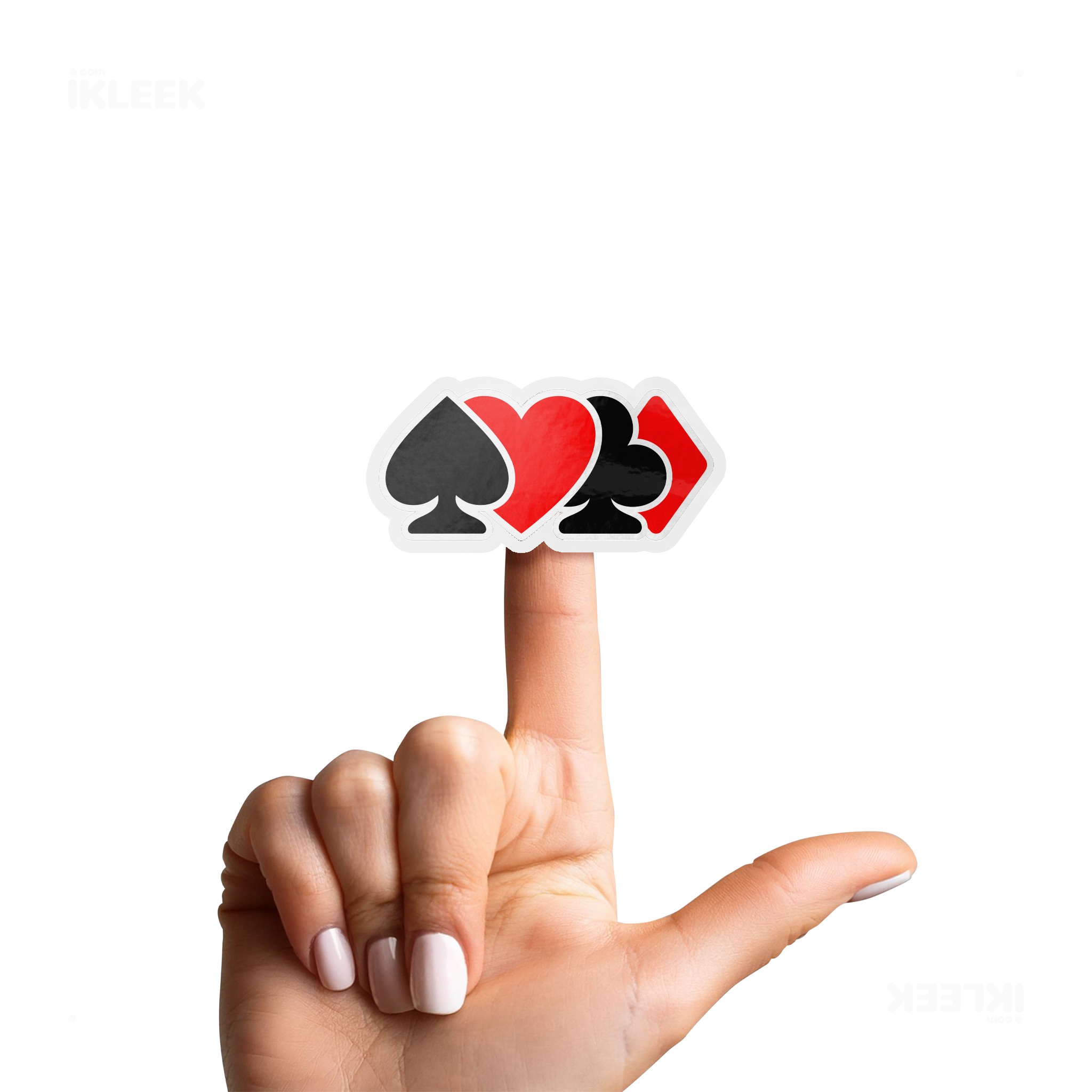 AllSuitsInline Die Cut Outdoor Sticker 02 Clear