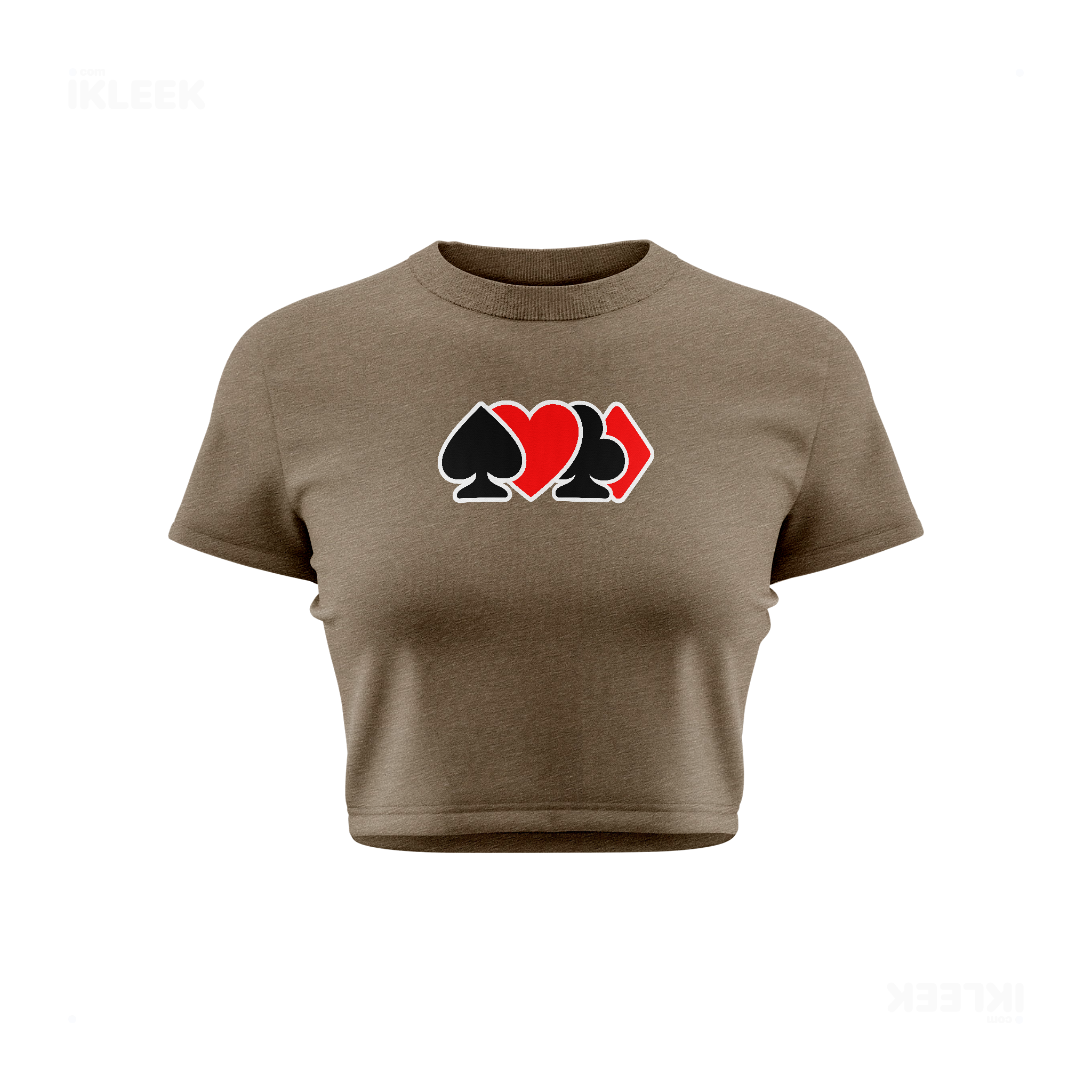 AllSuitsInline Fitted Crop Top 01 Heather Olive