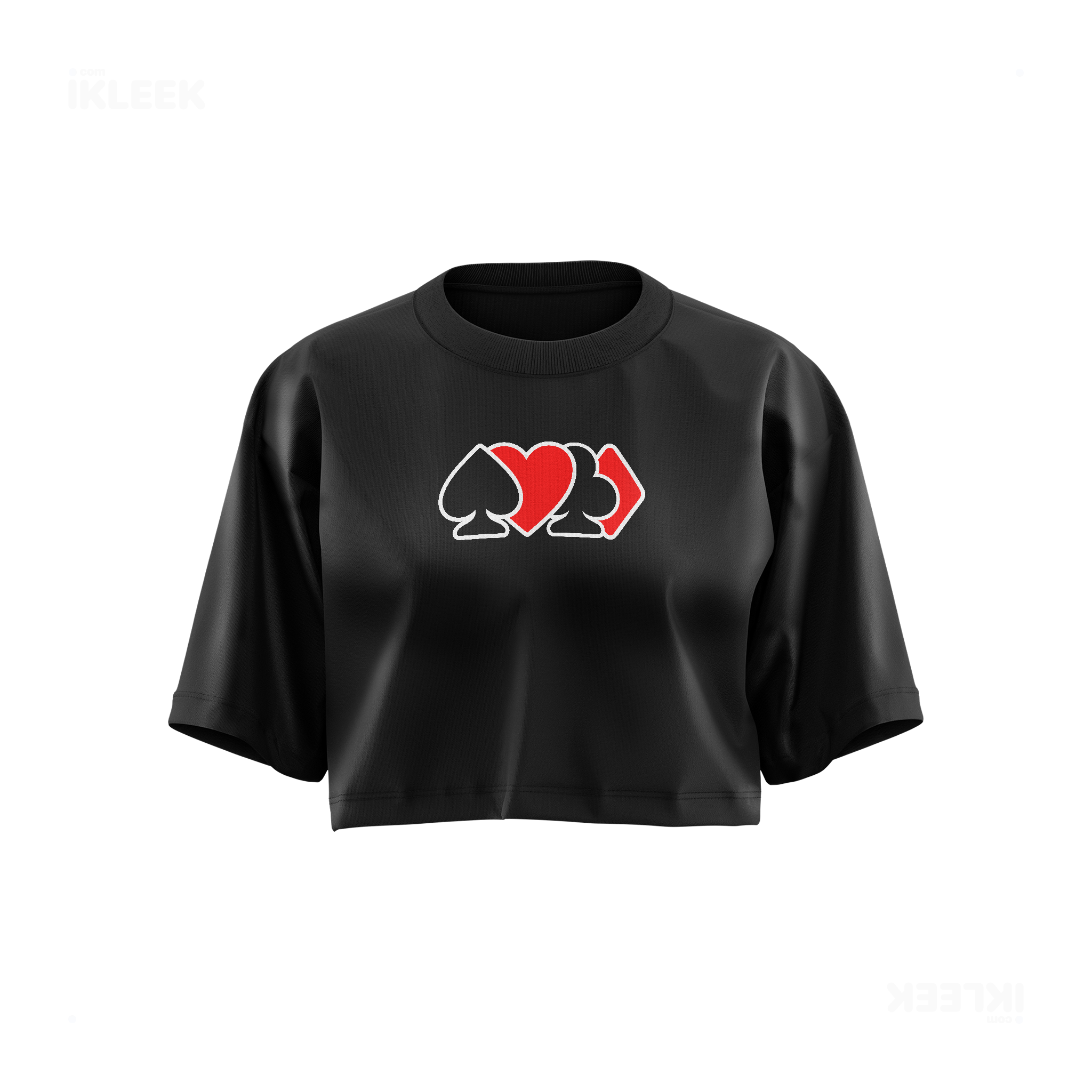 AllSuitsInline Over Sized Crop Top 01 Black