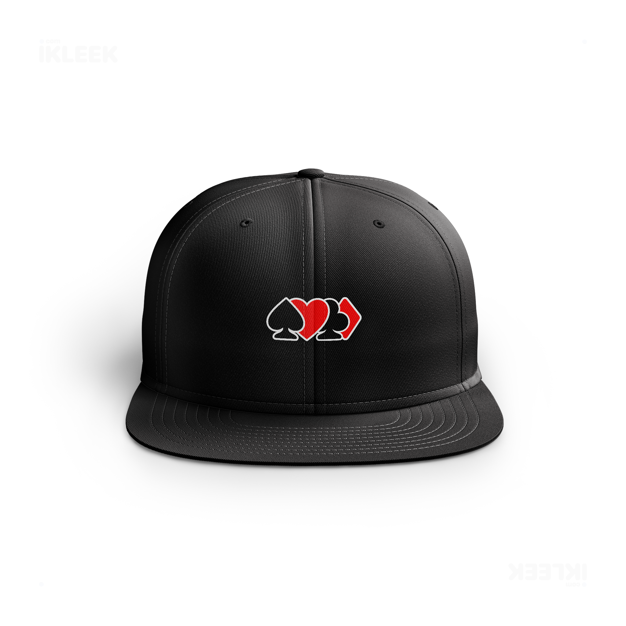 AllSuitsInline Snapback Caps 01 Black DTF