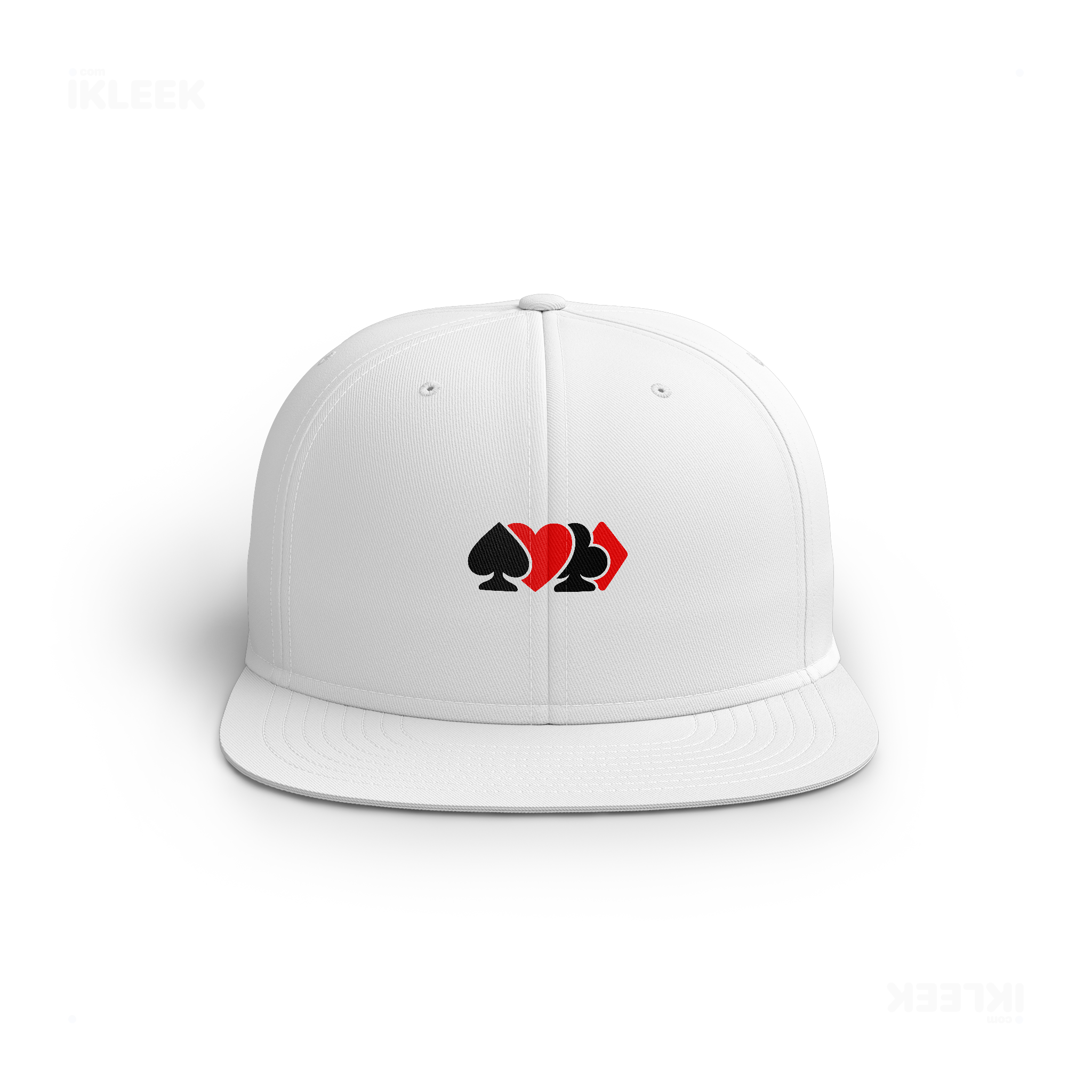 AllSuitsInline Snapback Caps 01 White DTF