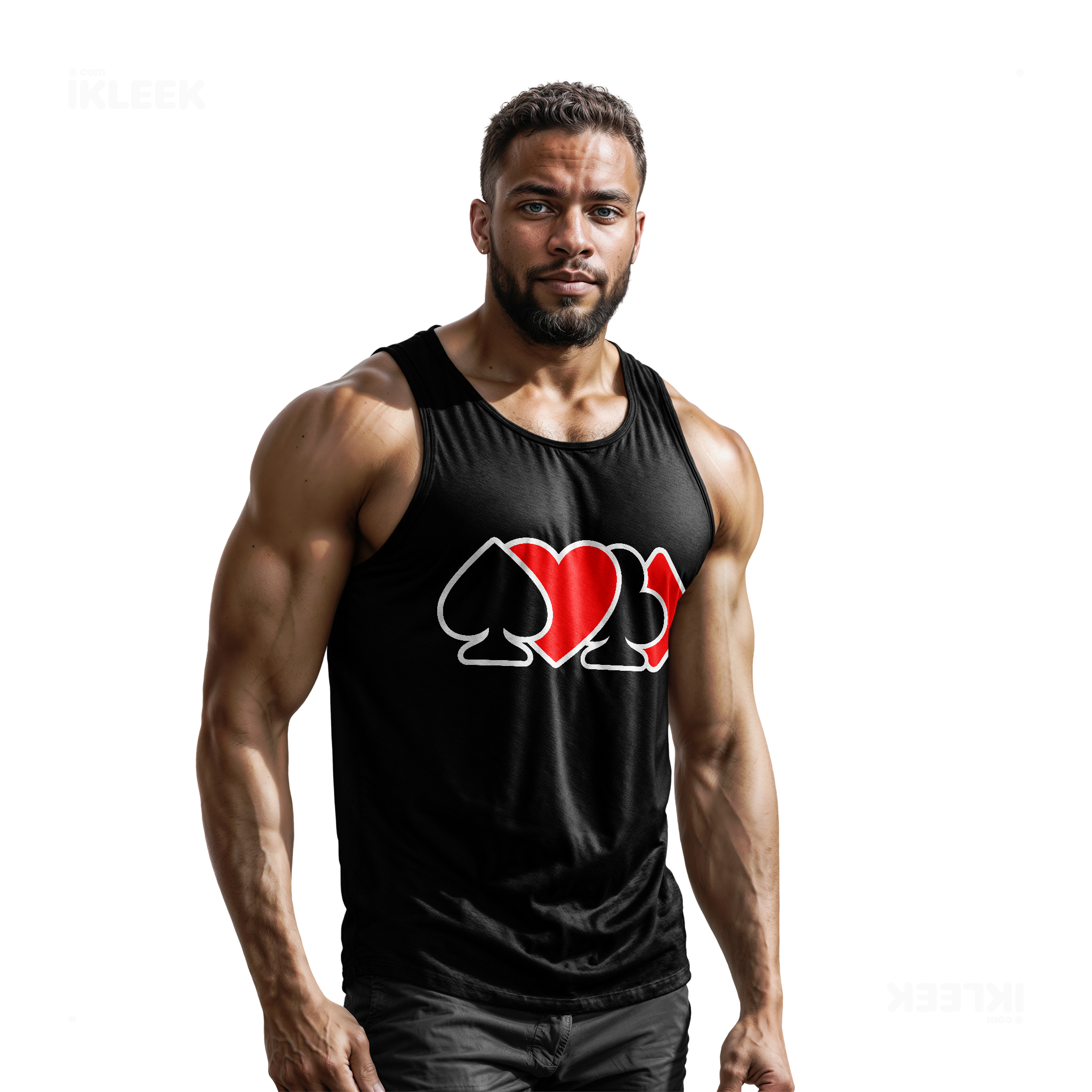 AllSuitsInline Tank Tops 02 Black