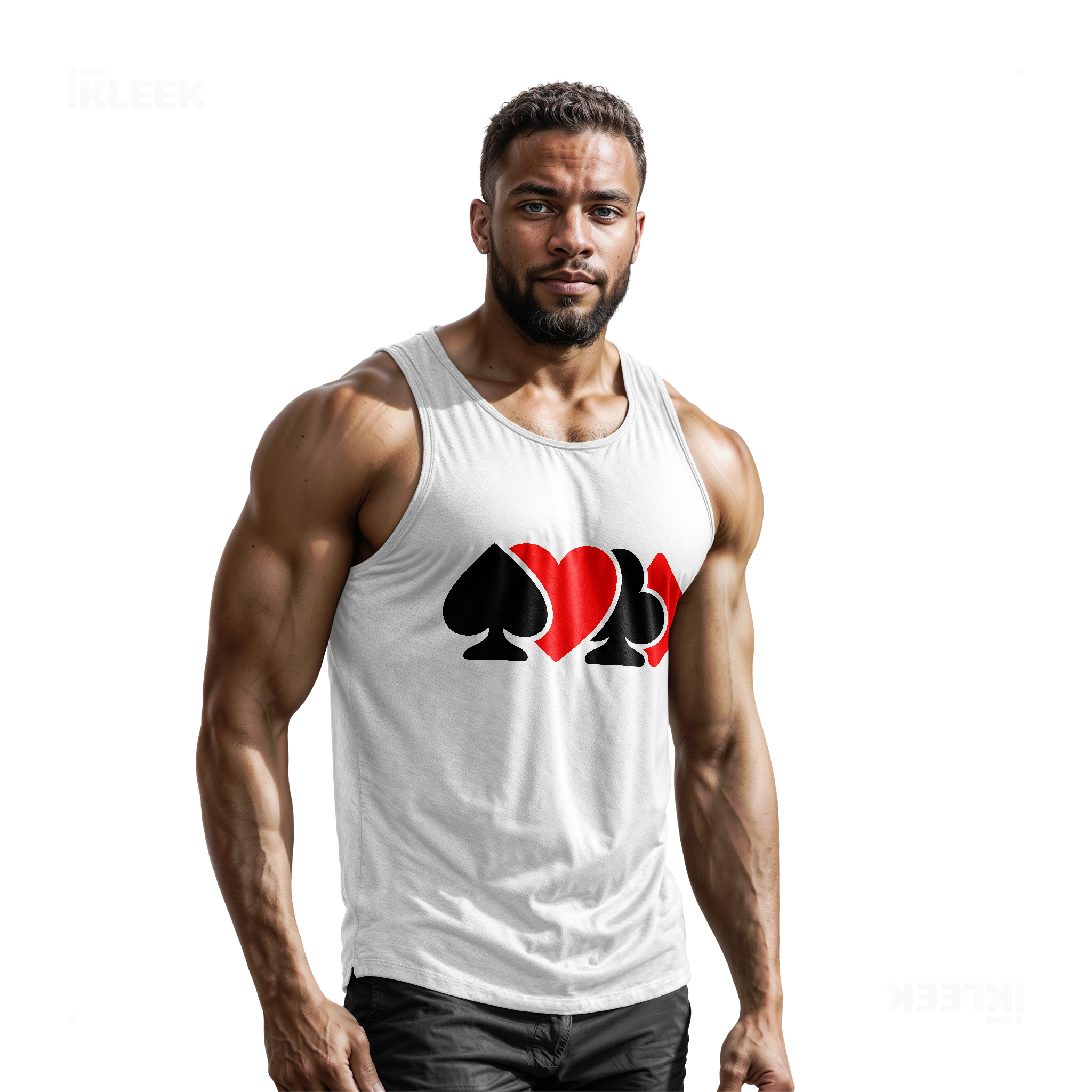 AllSuitsInline Tank Tops 02 White