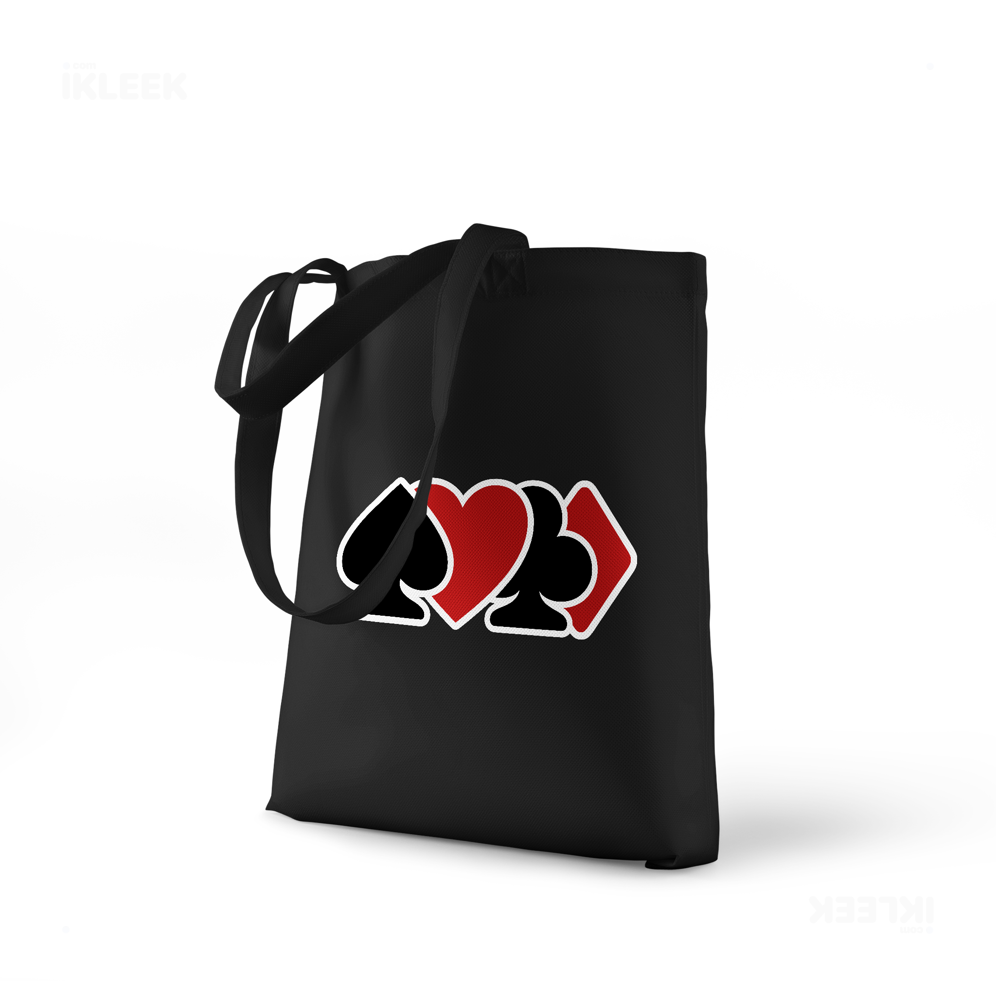 AllSuitsInline Tote Bags 01 Black
