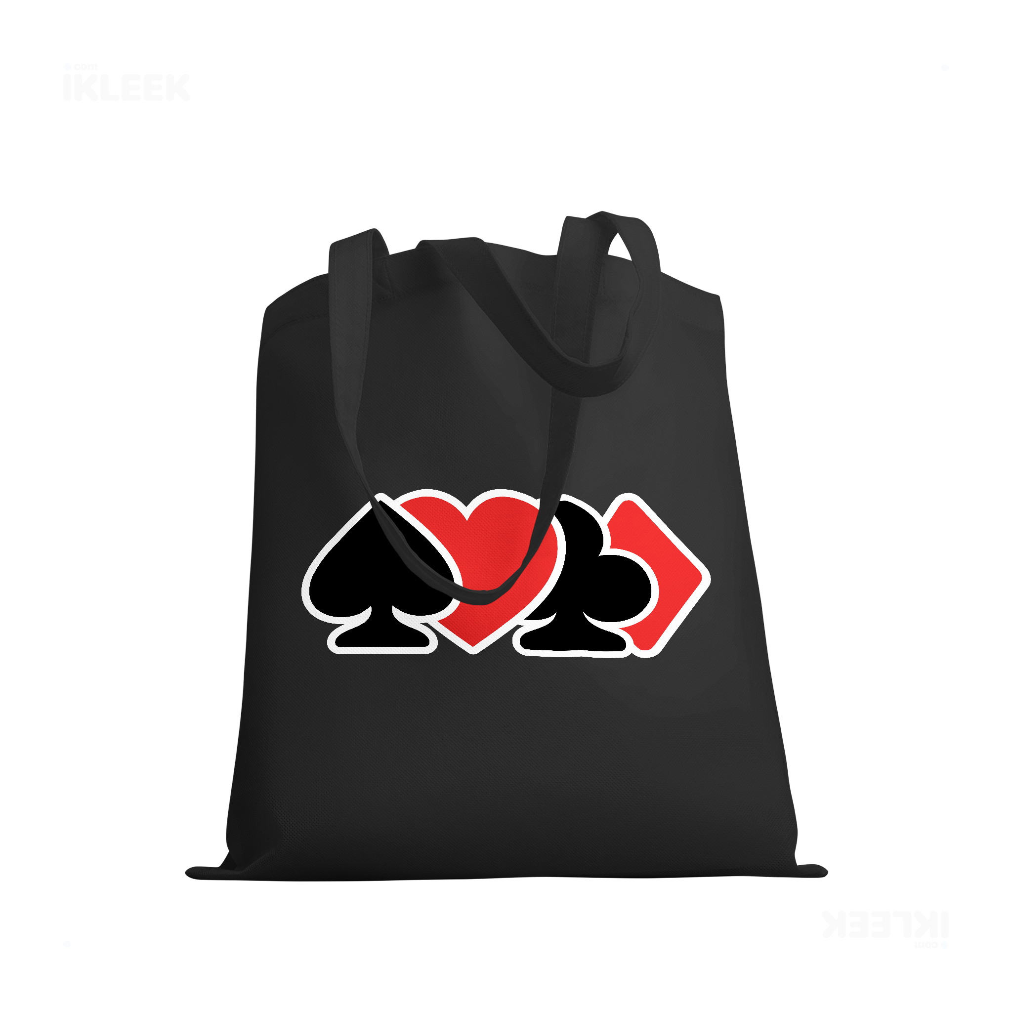 AllSuitsInline Tote Bags 03 Black