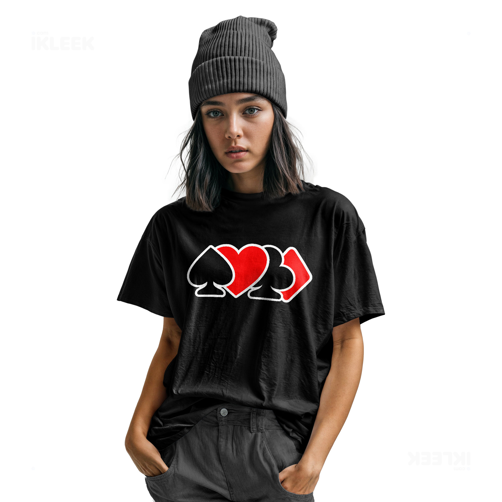 AllSuitsInline Youth T Shirt 04 Black