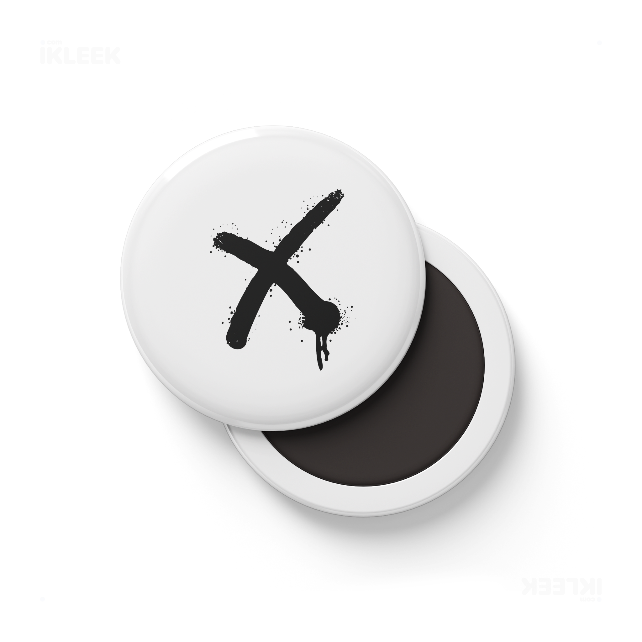 CrossMark Button Magnet 01 Round