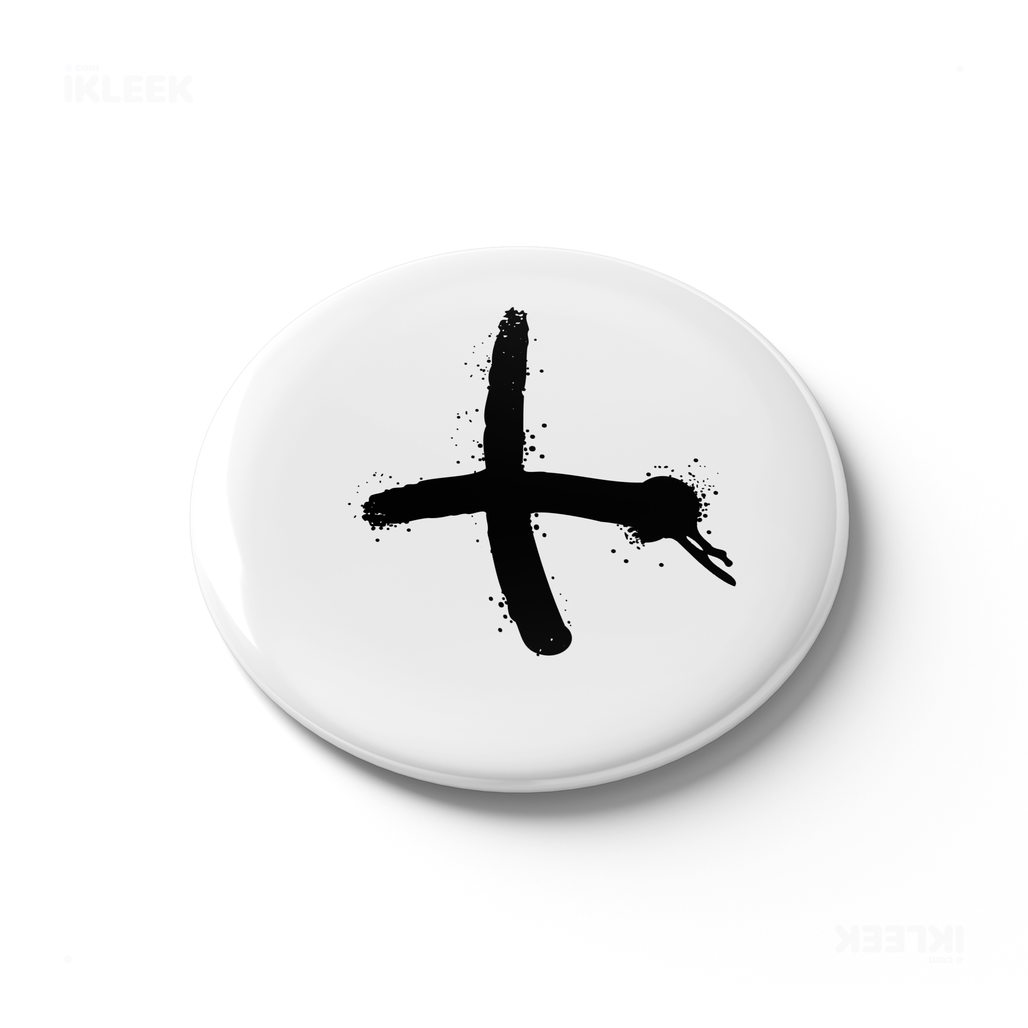 CrossMark Button Magnet 03 Round