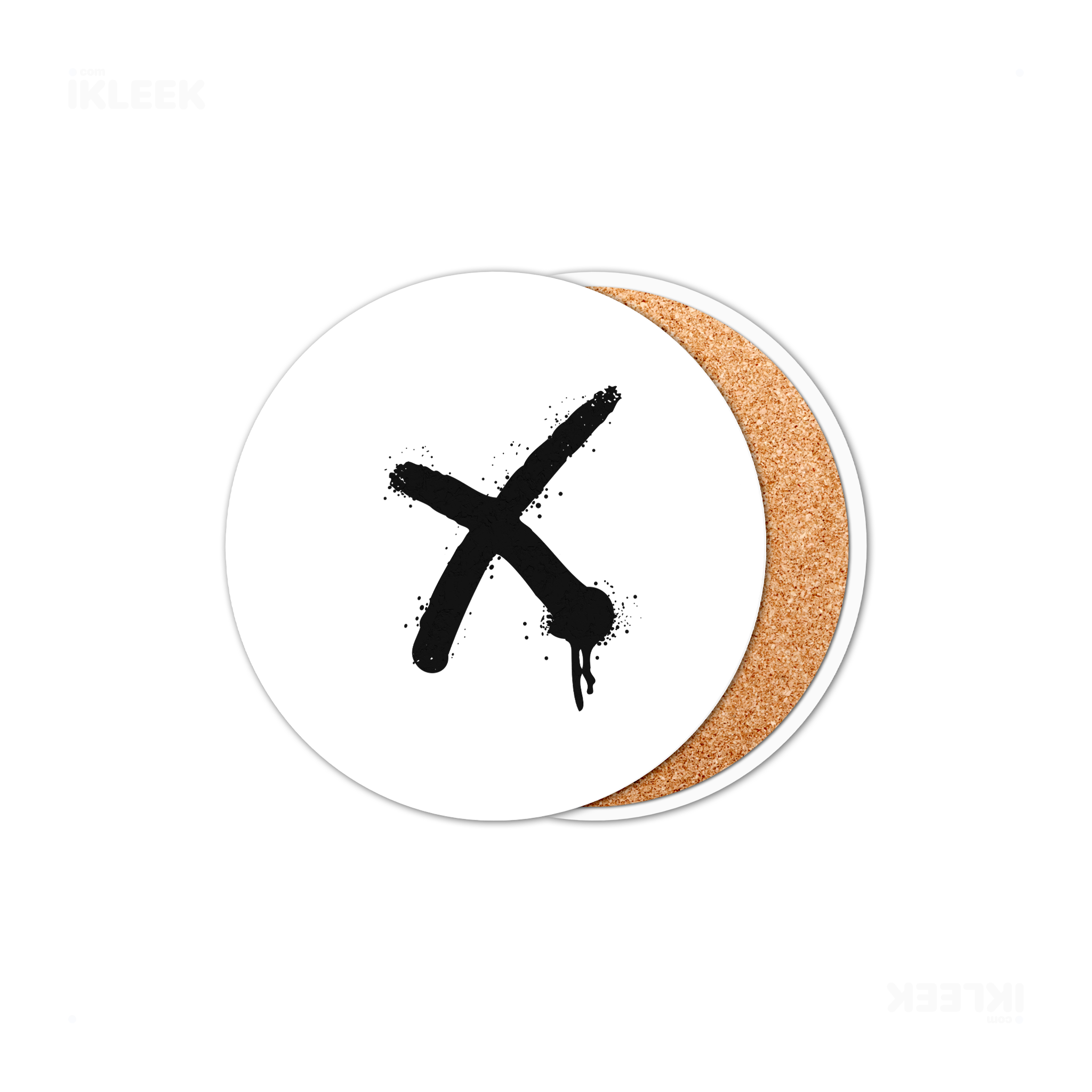 CrossMark Ceramic Coaster 01 Round