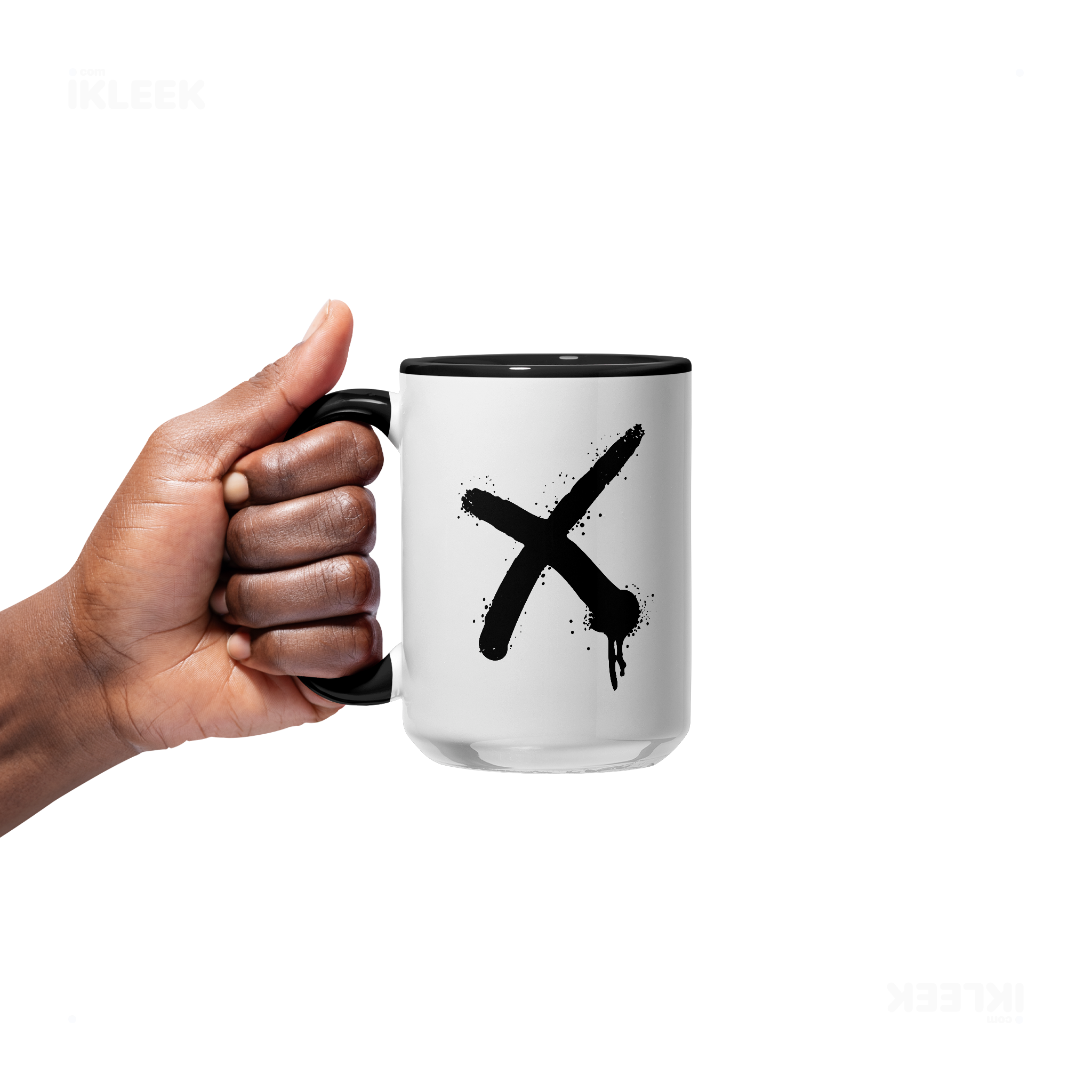 CrossMark Ceramic Mug 05 White Black