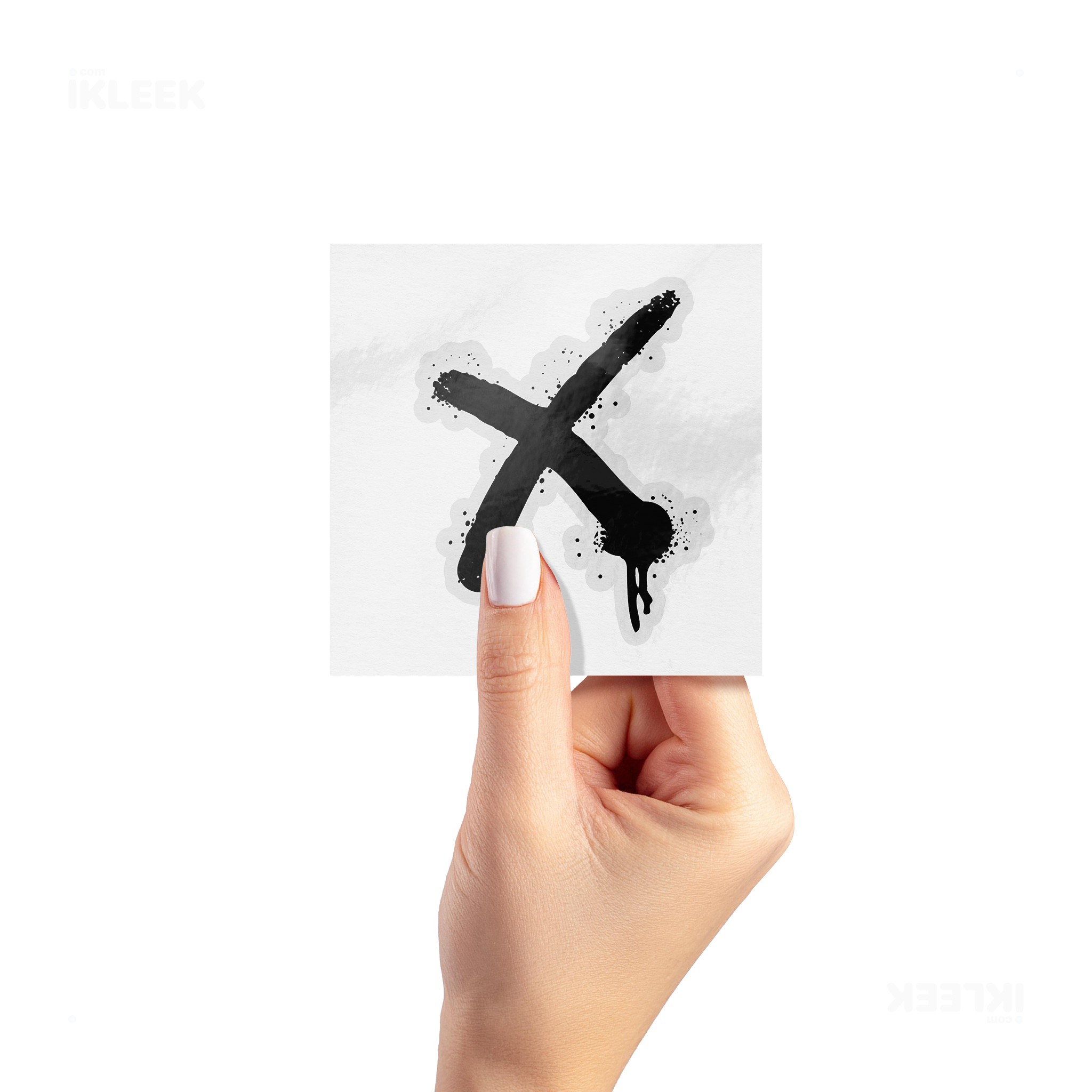 CrossMark Kiss Cut Sticker 02 Clear
