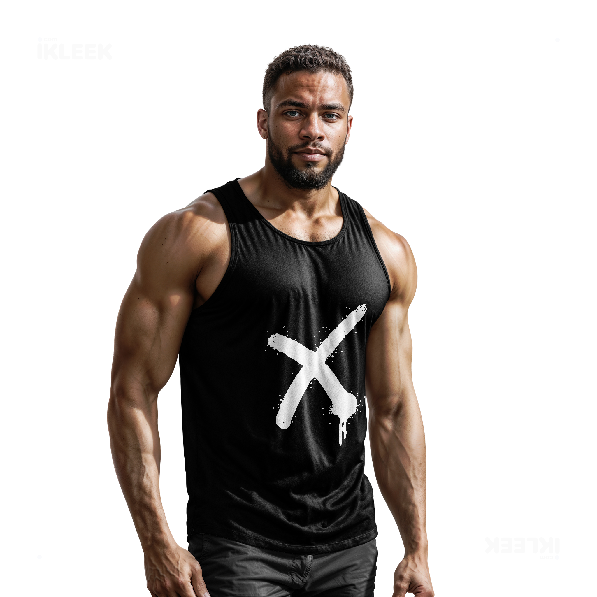 CrossMark Tank Tops 02 Black