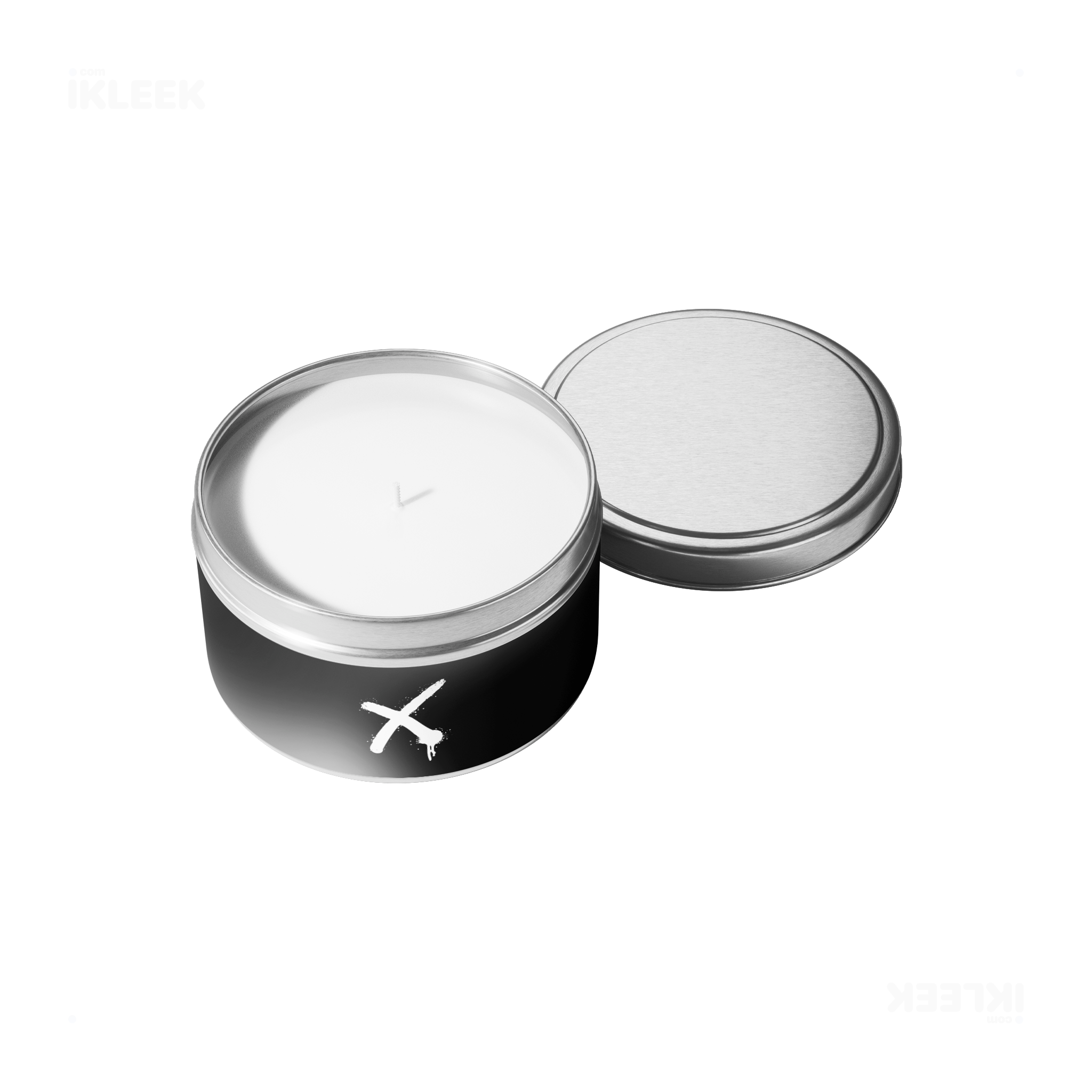 CrossMark Tin Candle 05 Silver