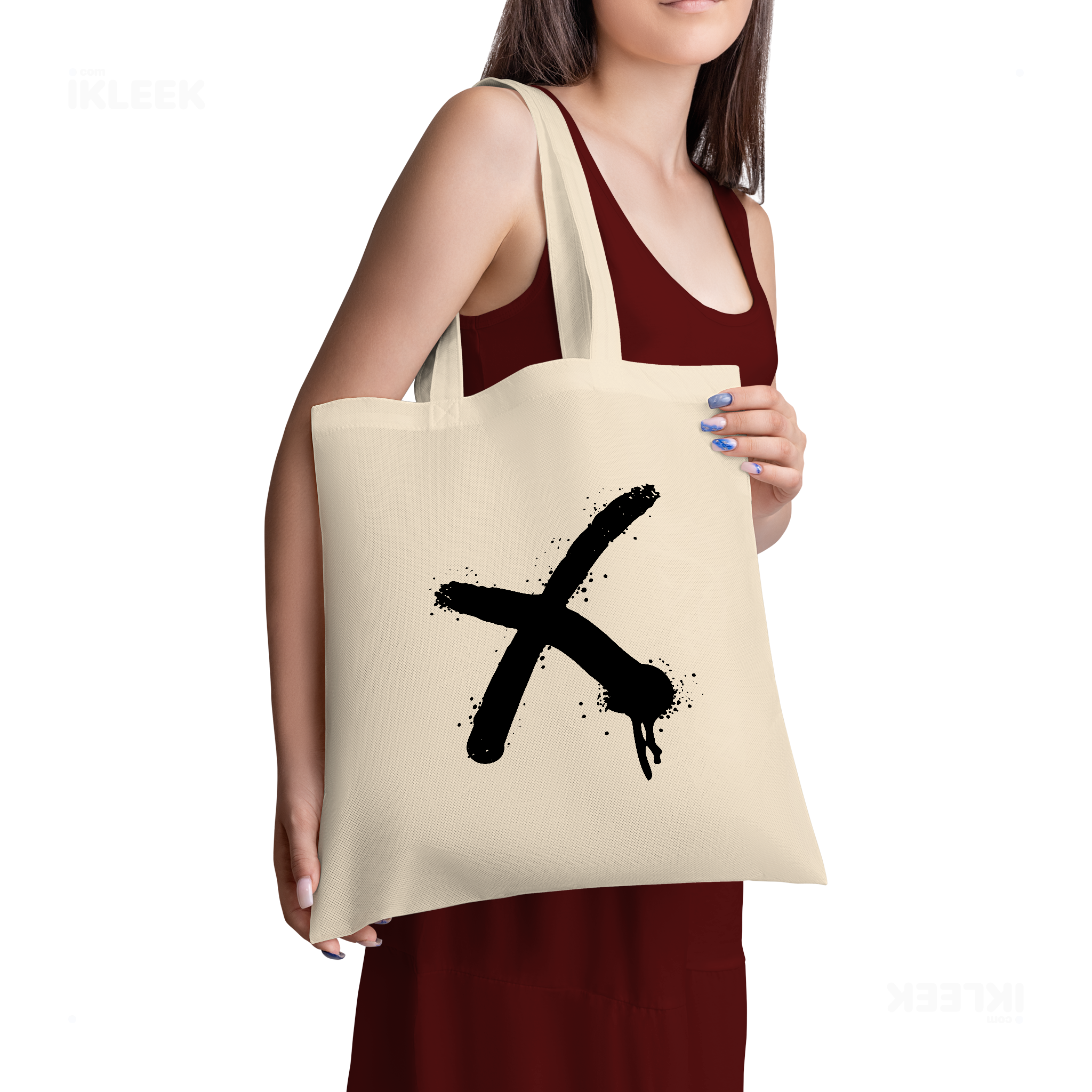 CrossMark Tote Bags 02 Natural