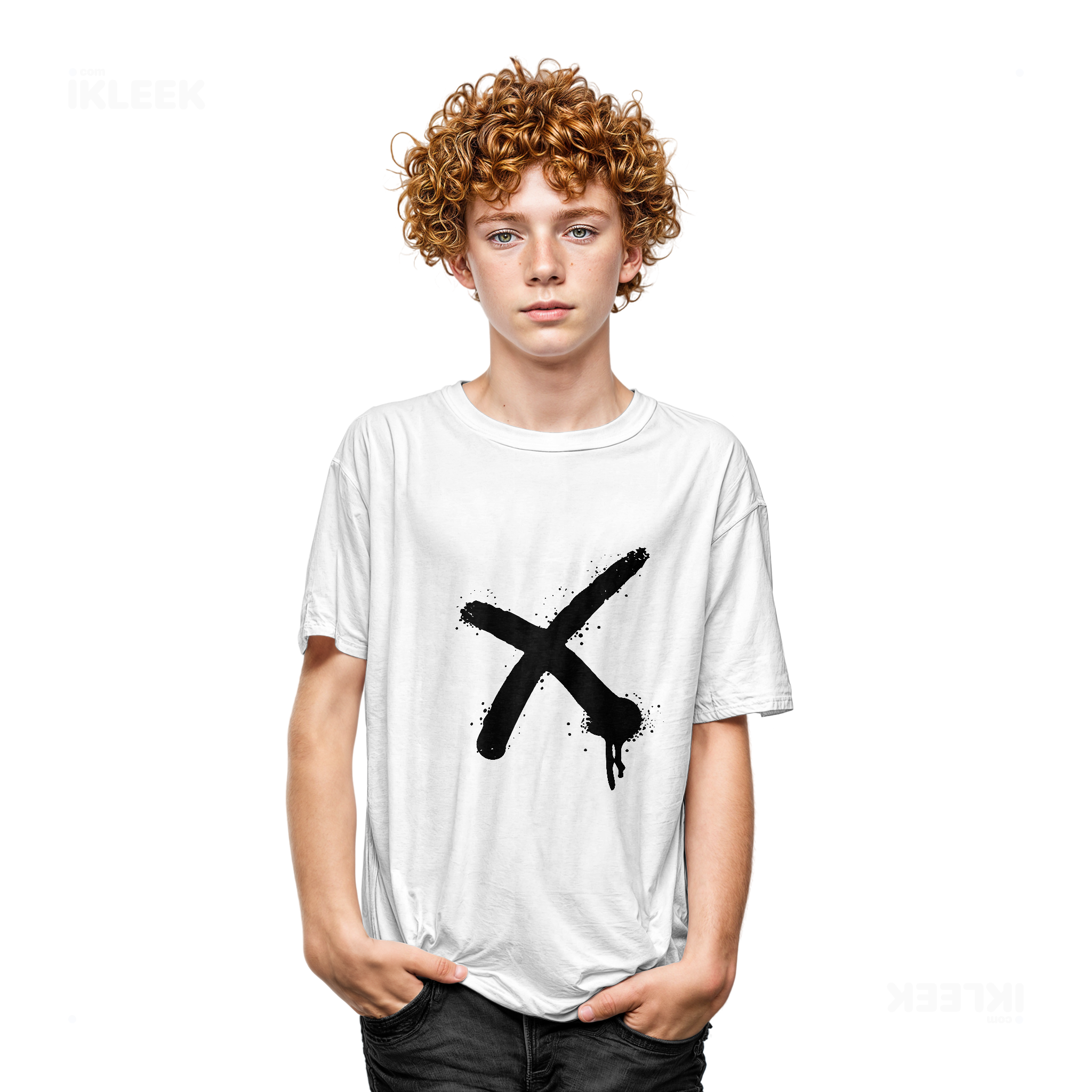 CrossMark Youth T Shirt 05 White