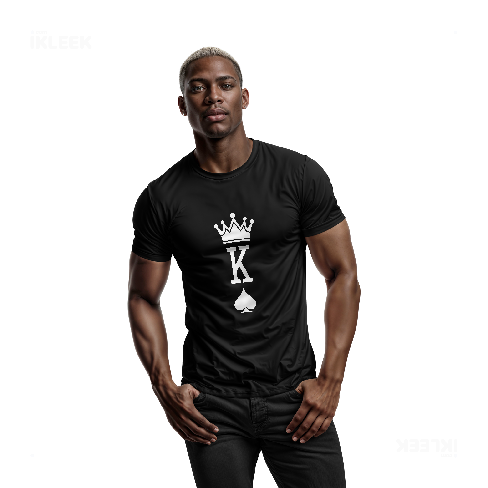 KingOfSpades Adult T Shirt 02 Black