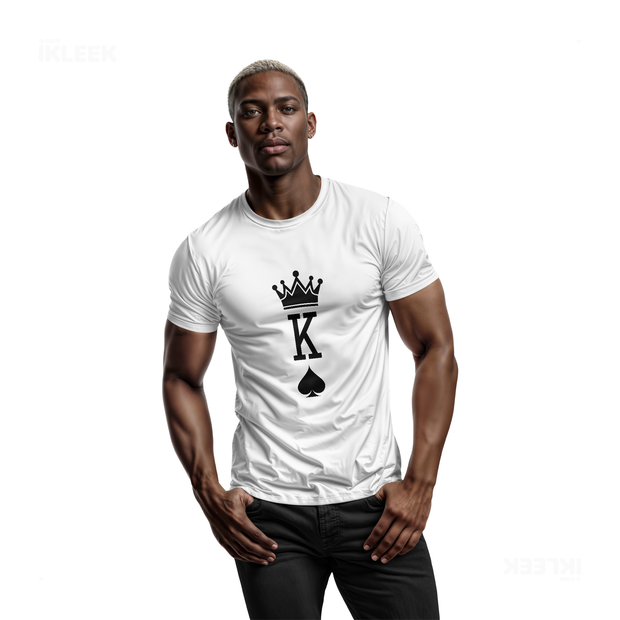 KingOfSpades Adult T Shirt 02 White