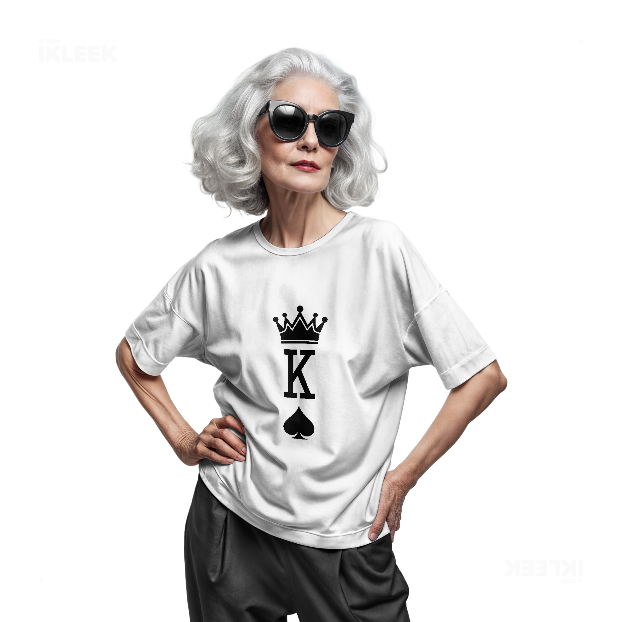 KingOfSpades Adult T Shirt 07 White