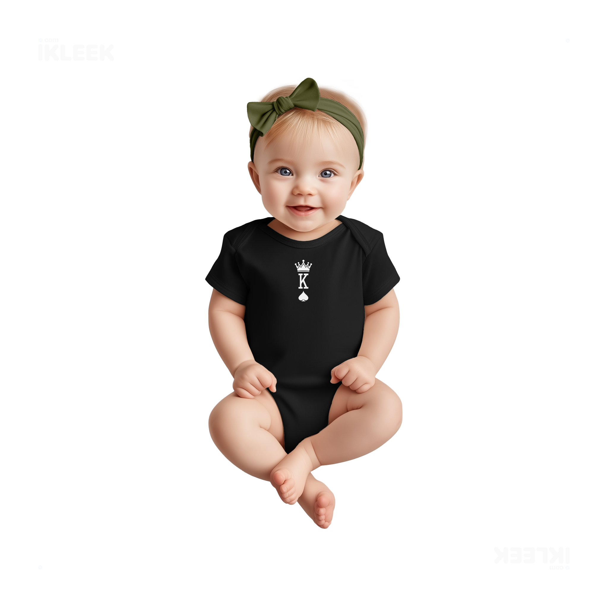 KingOfSpades Baby Onesies 02 Black