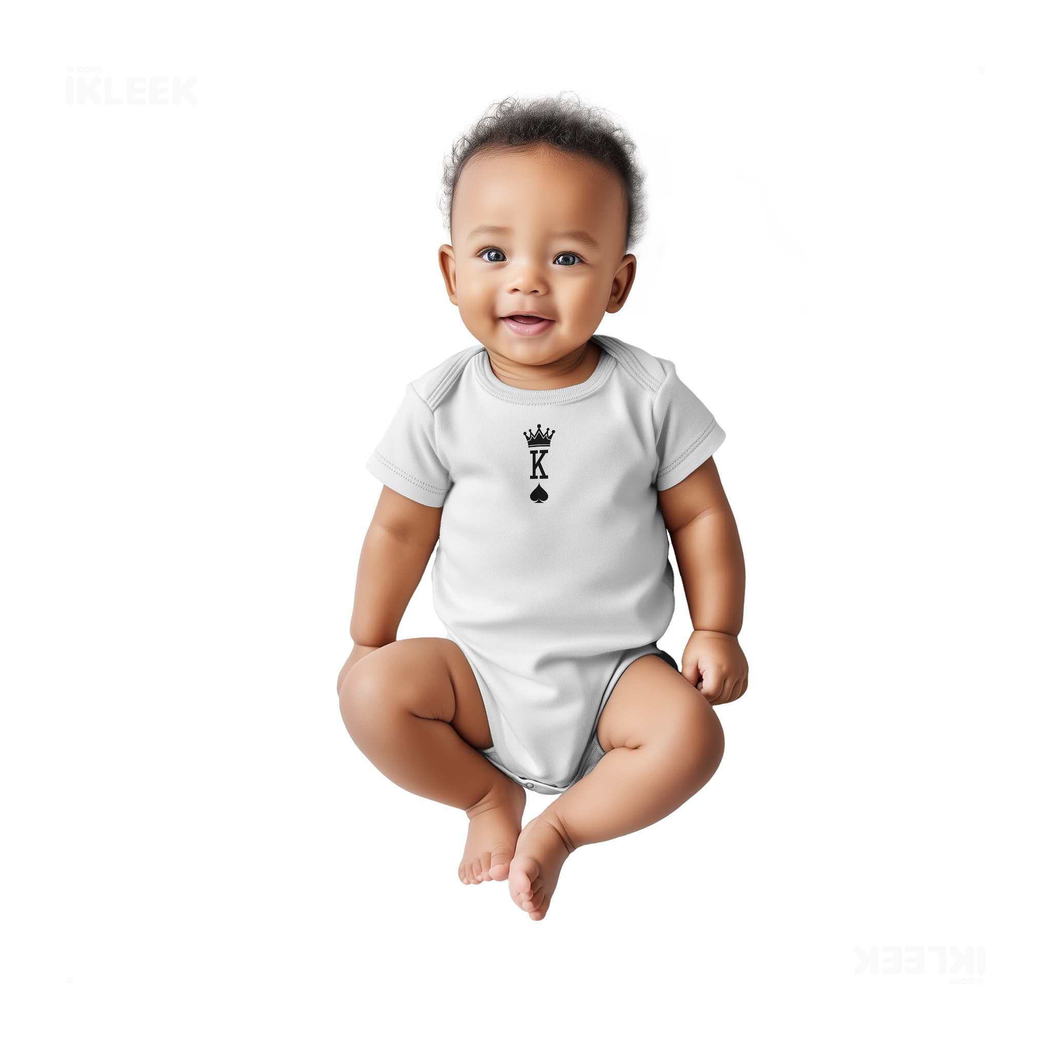 KingOfSpades Baby Onesies 05 White