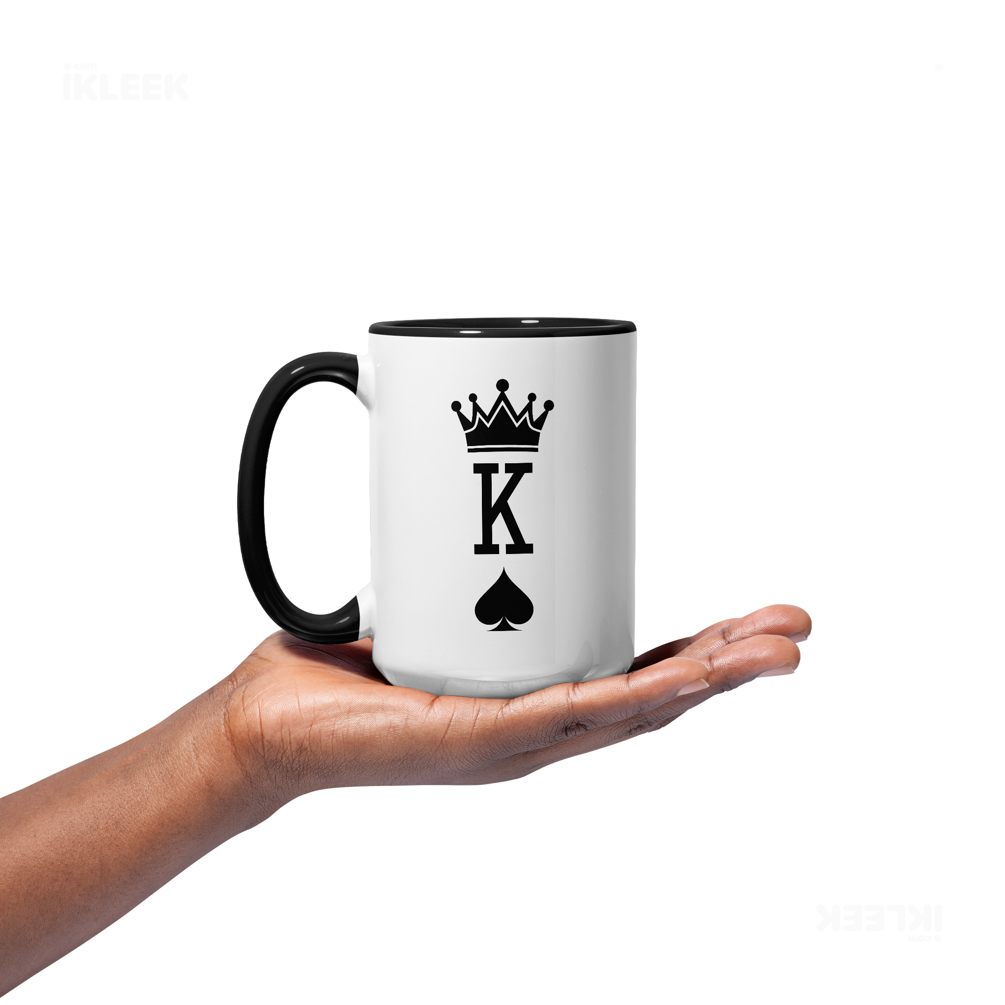 KingOfSpades Ceramic Mug 03 White Black