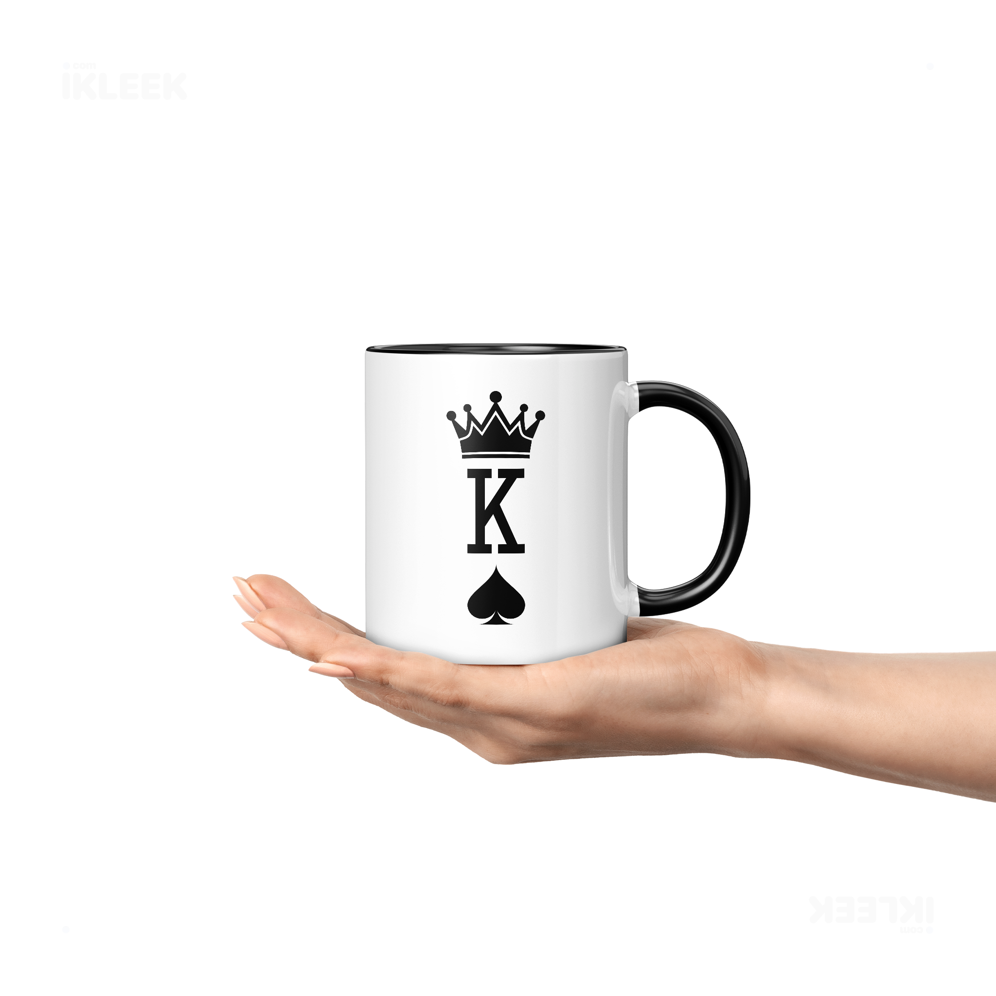 KingOfSpades Ceramic Mug 04 White Black
