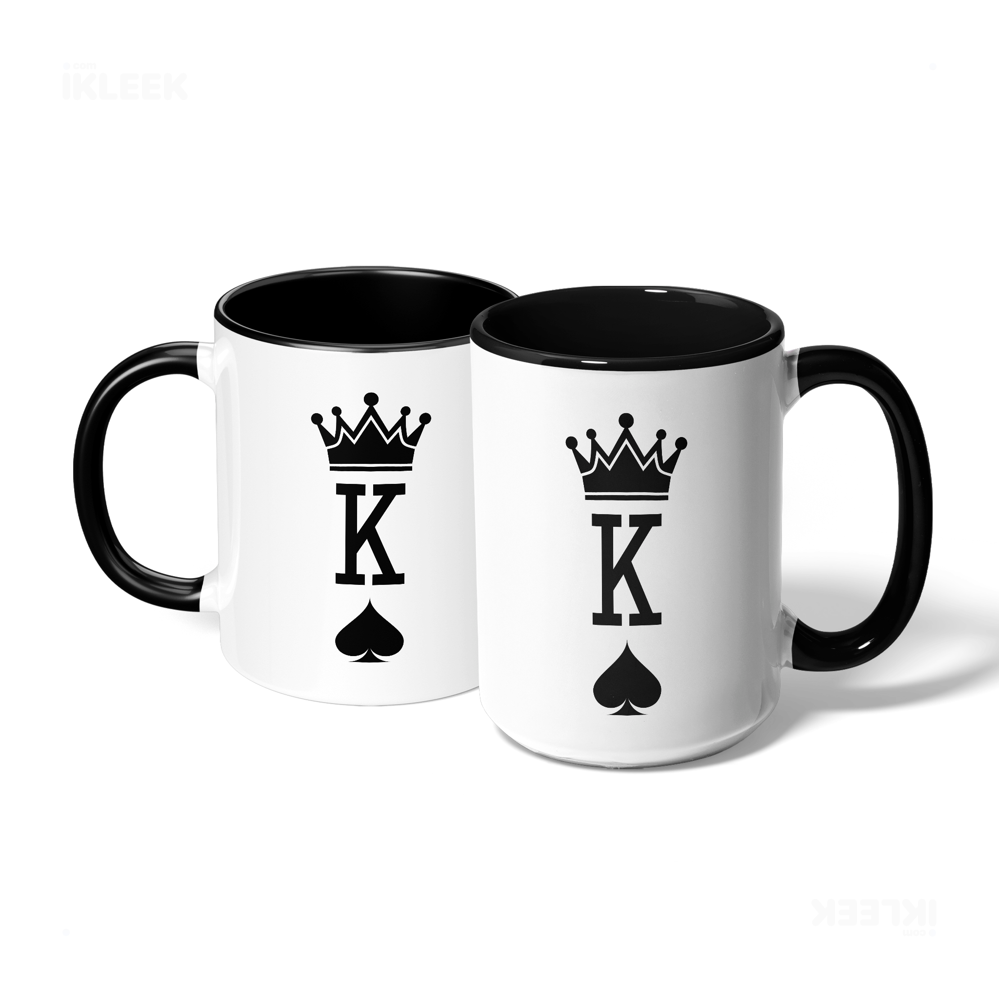 KingOfSpades Ceramic Mug 07 White Black