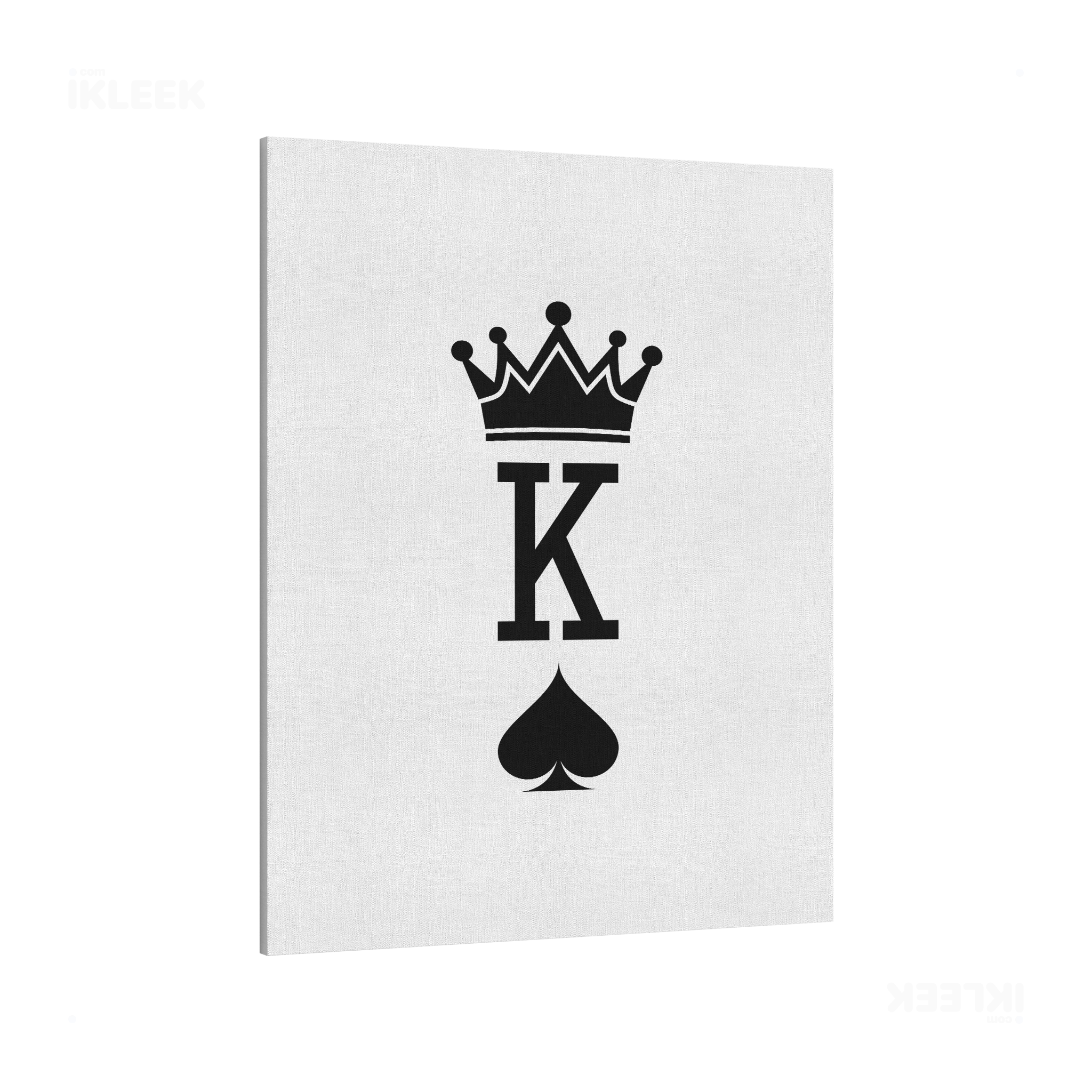 KingOfSpades Frameless Canvas 01