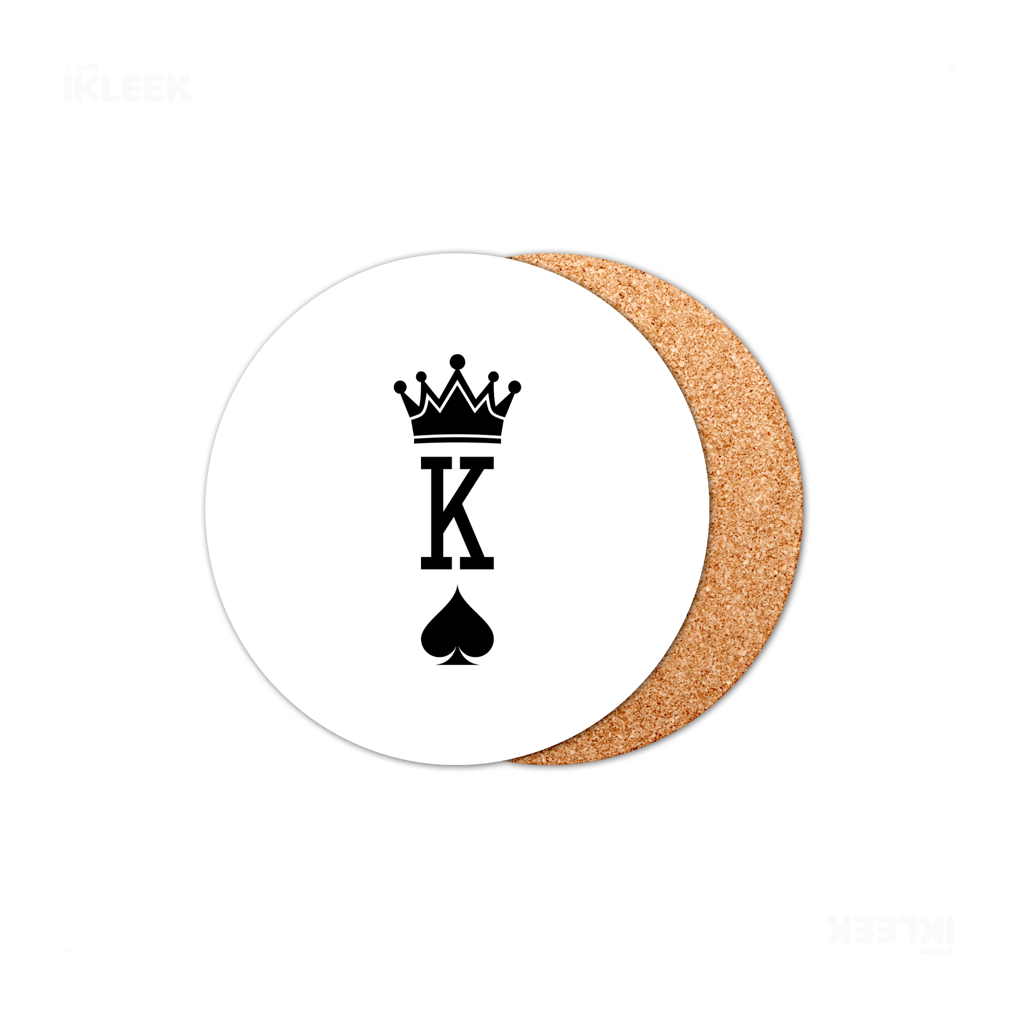 KingOfSpades High Gloss Coaster 01 Round