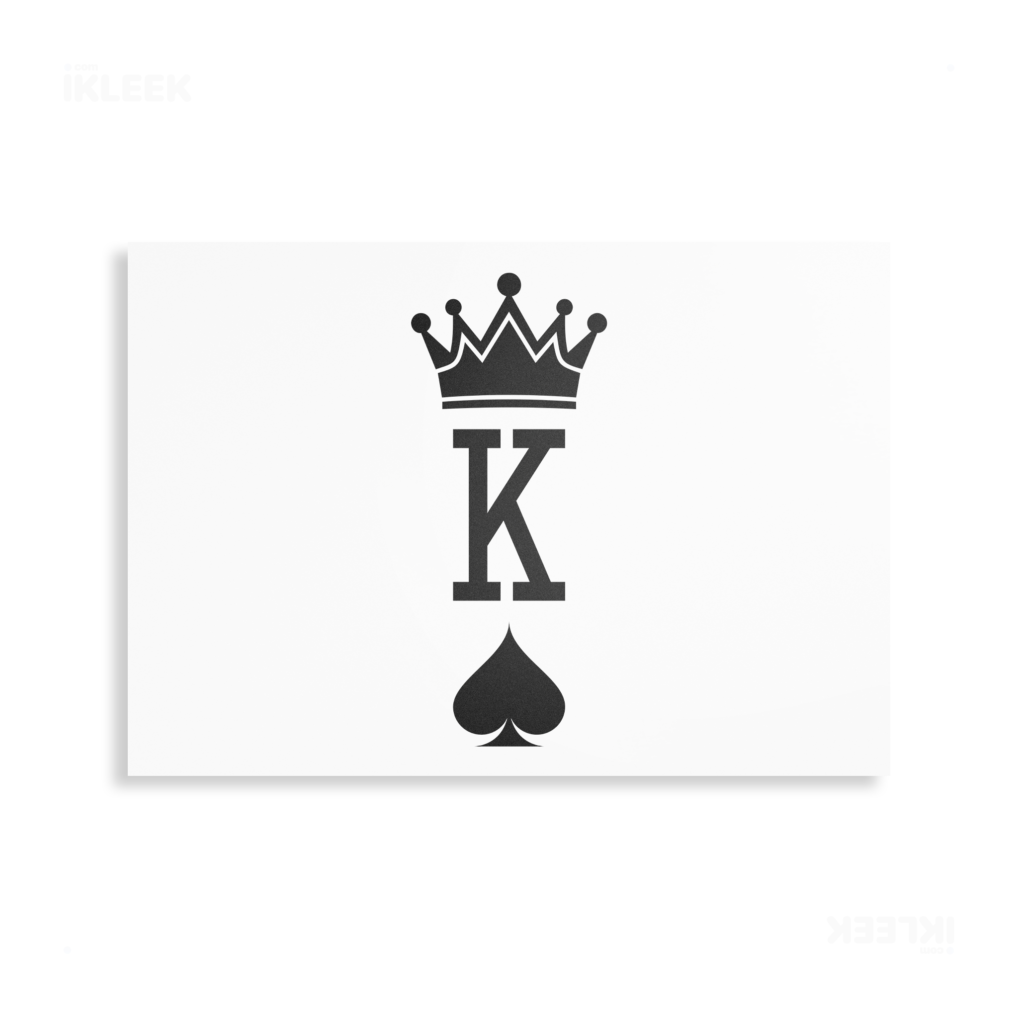 KingOfSpades Metallic Print 03 Aluminum