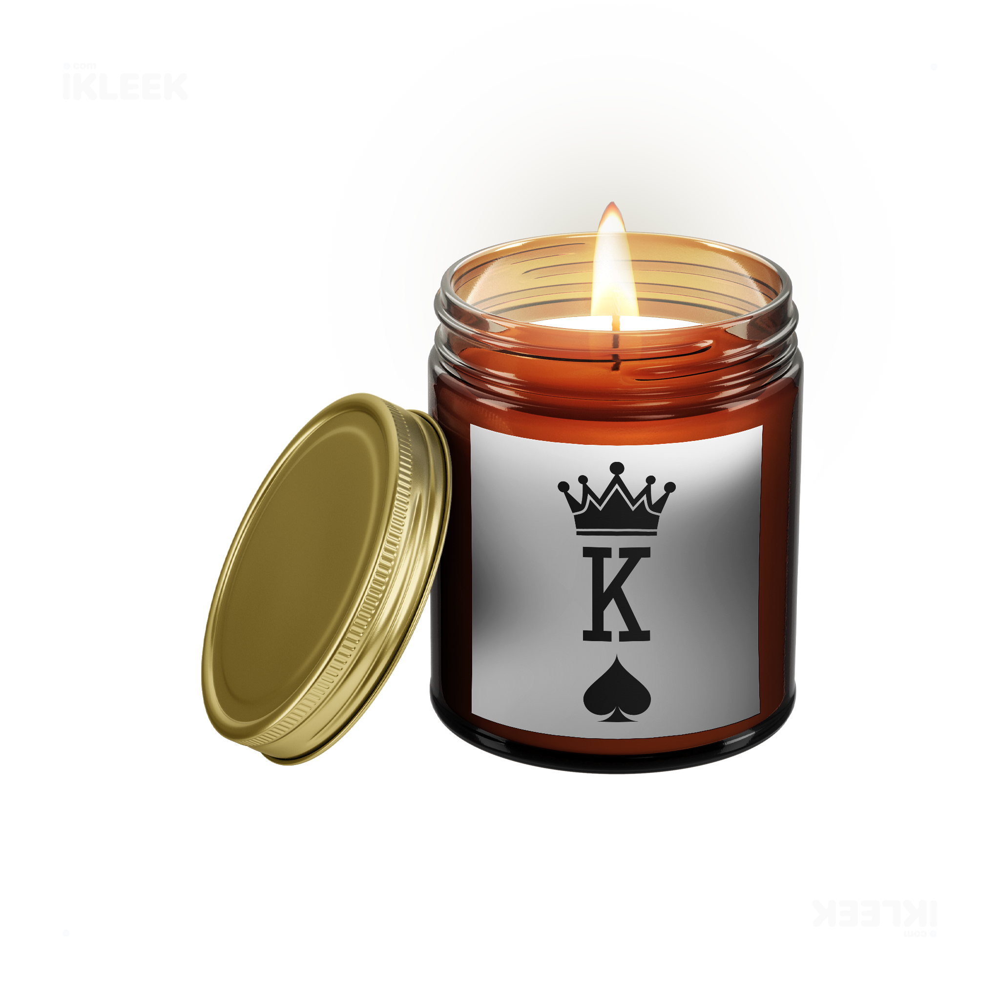 KingOfSpades Scented Candle 01 Amber