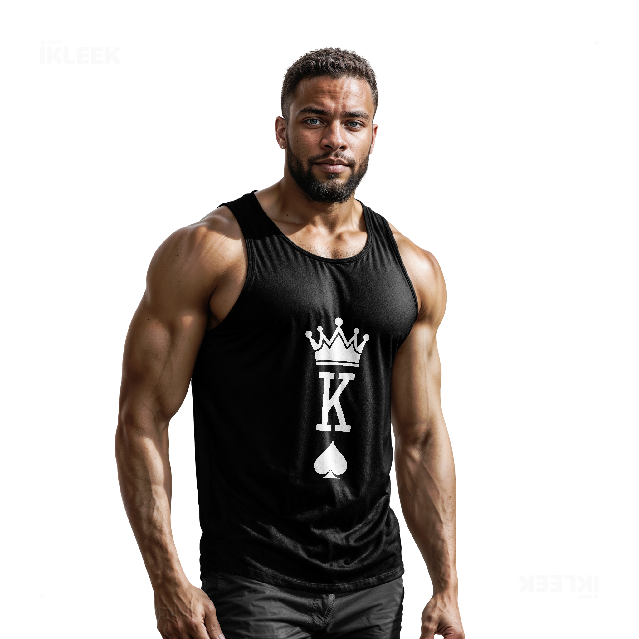 KingOfSpades Tank Tops 02 Black