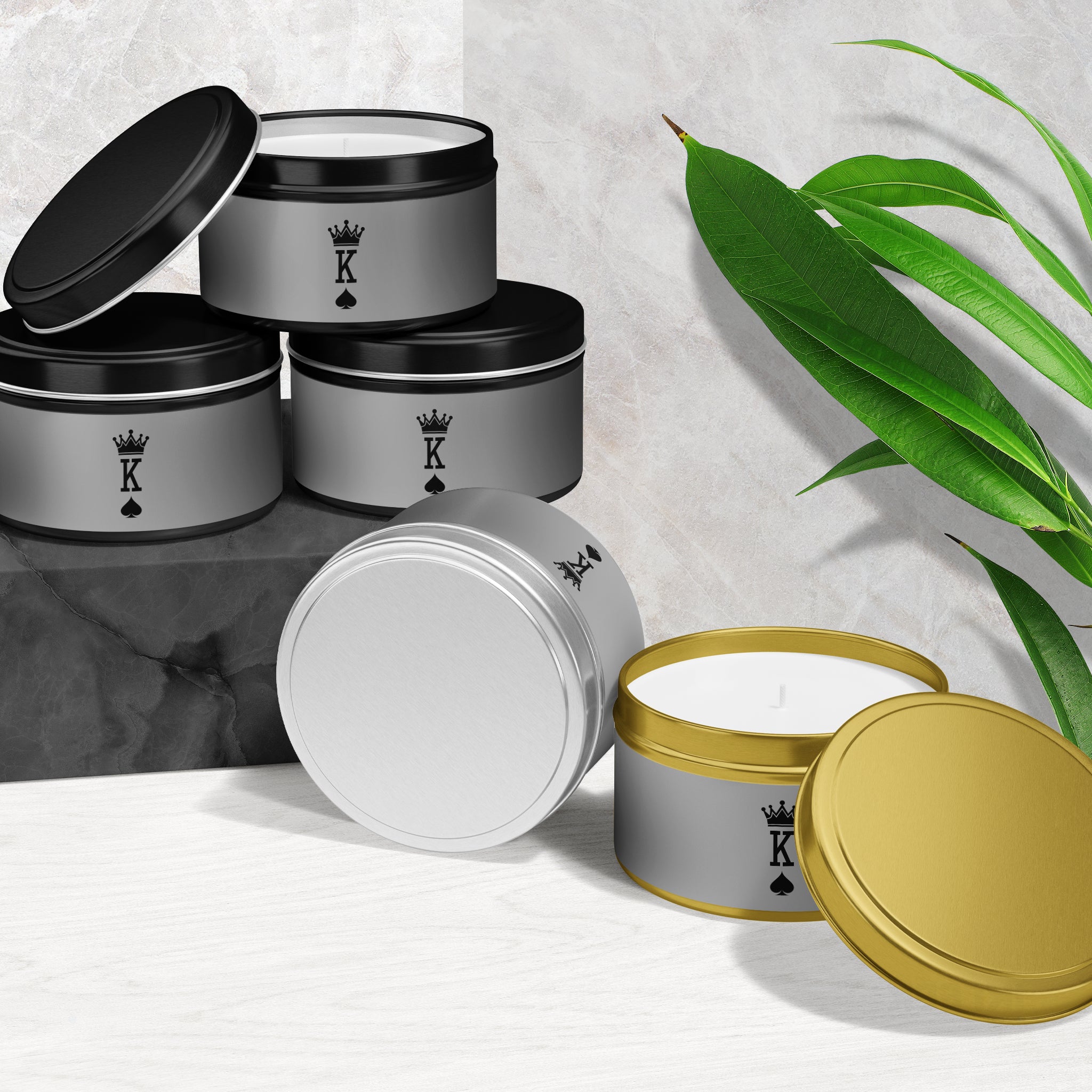 KingOfSpades Tin Candle 02 Black