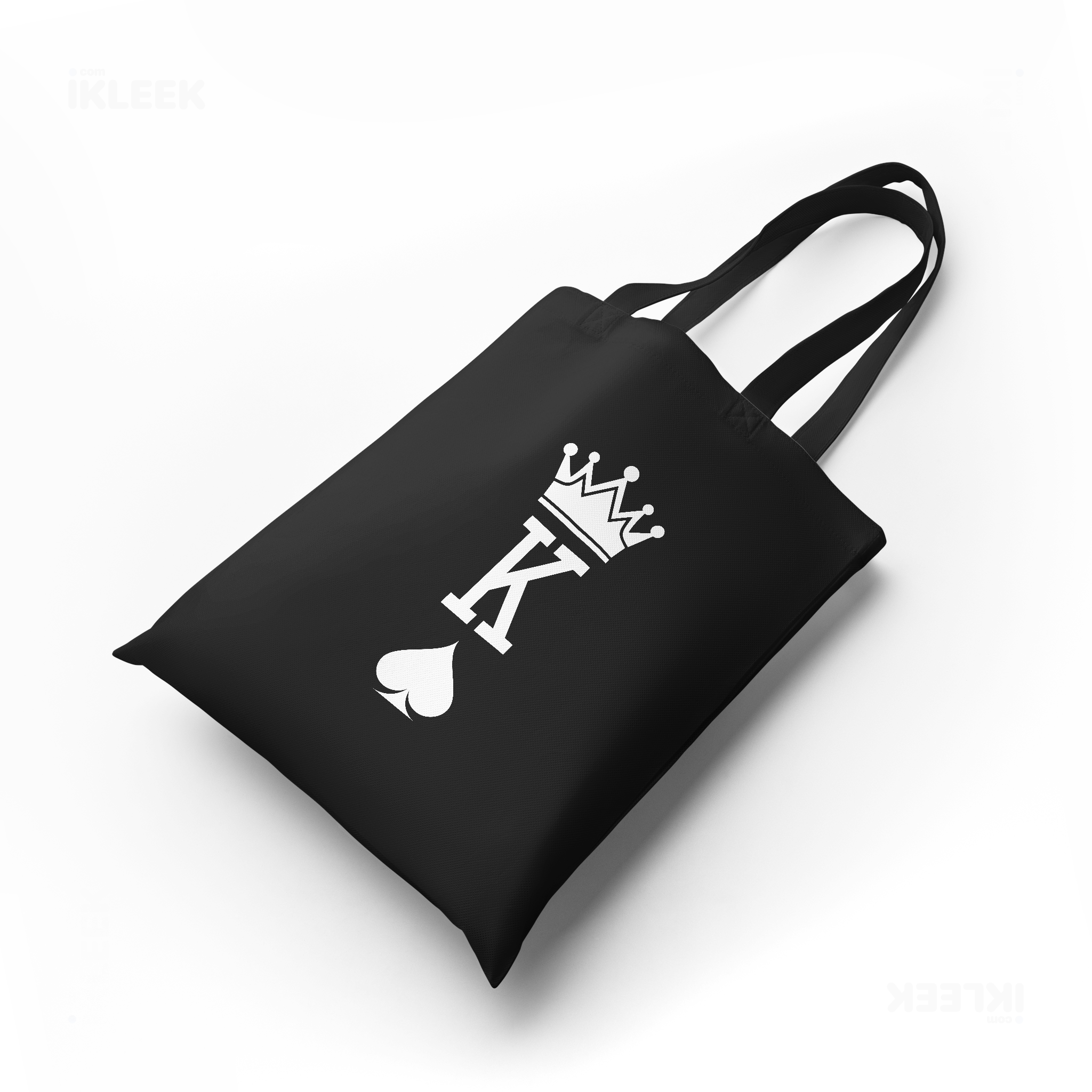 KingOfSpades Tote Bags 04 Black