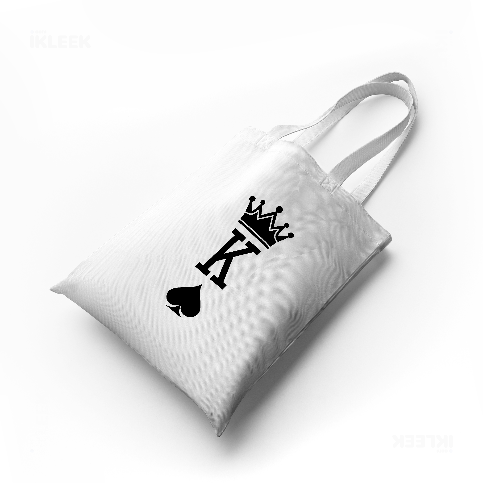 KingOfSpades Tote Bags 04 White