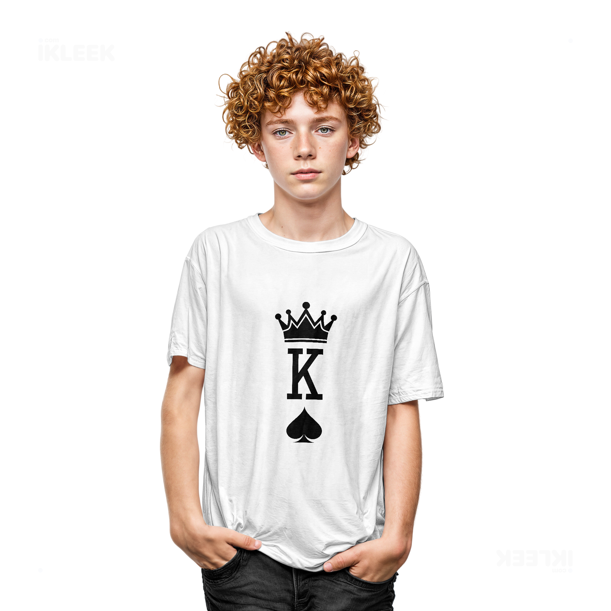 KingOfSpades Youth T Shirt 05 White