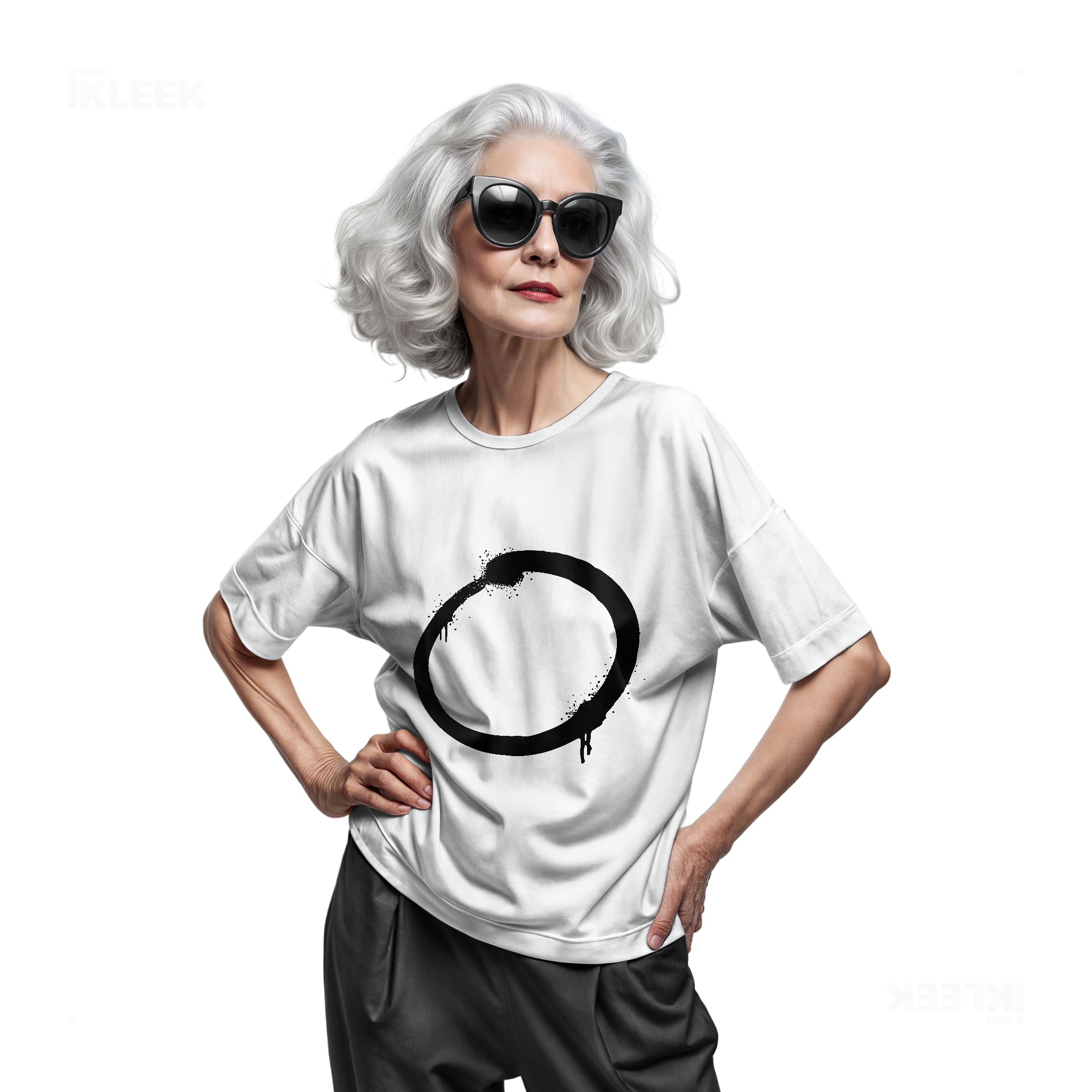 OpenCircle Adult T Shirt 07 White