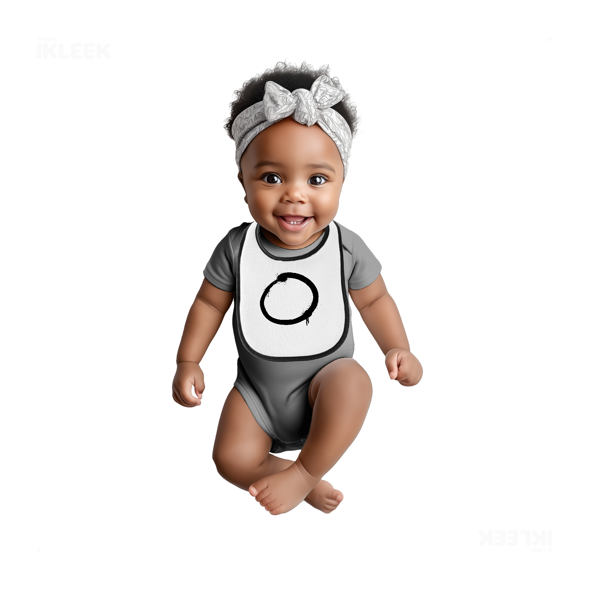 OpenCircle Baby Bibs 04 White Black